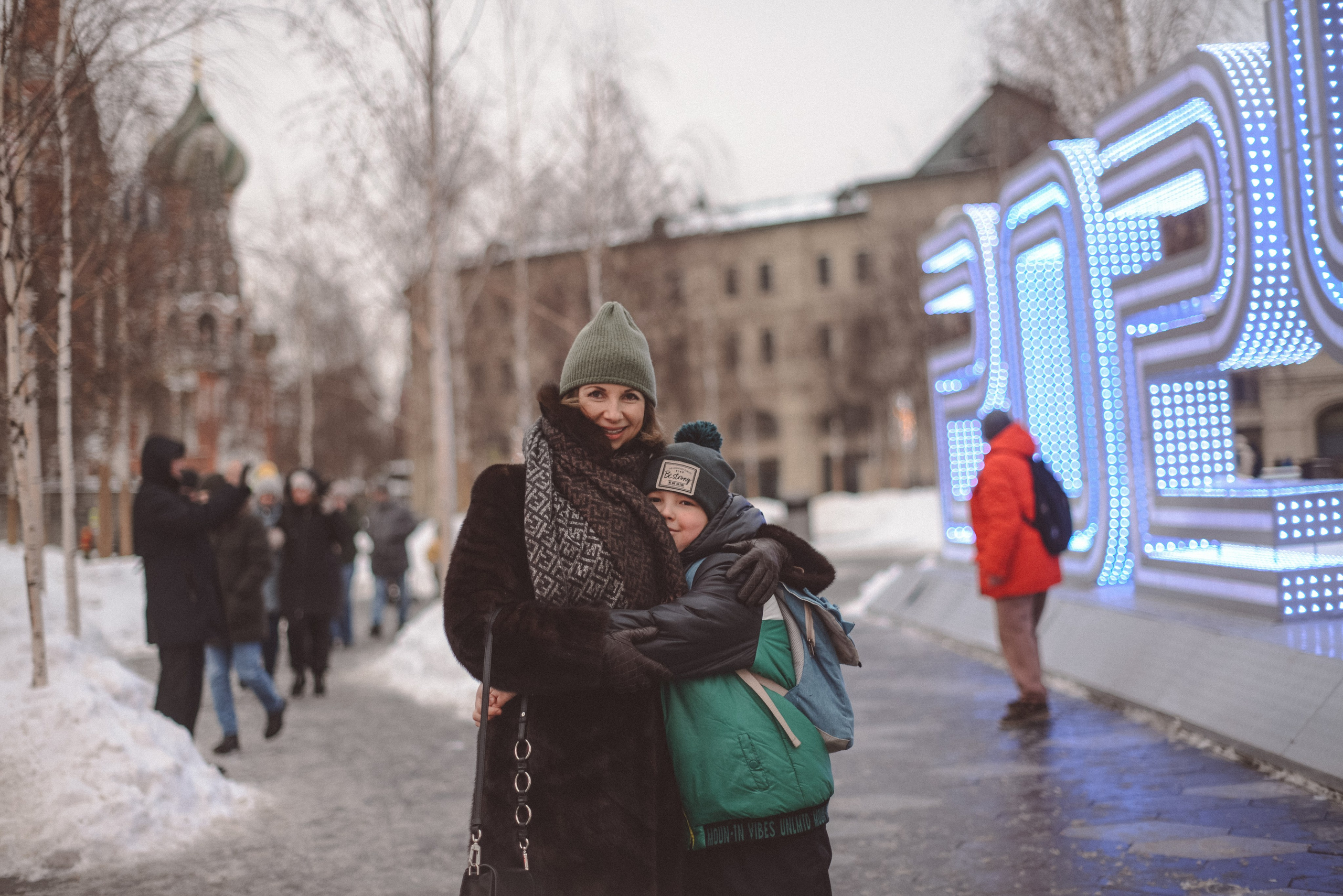 Зимняя прогулка. Семейный и детский фотограф в Москве Князева Диана