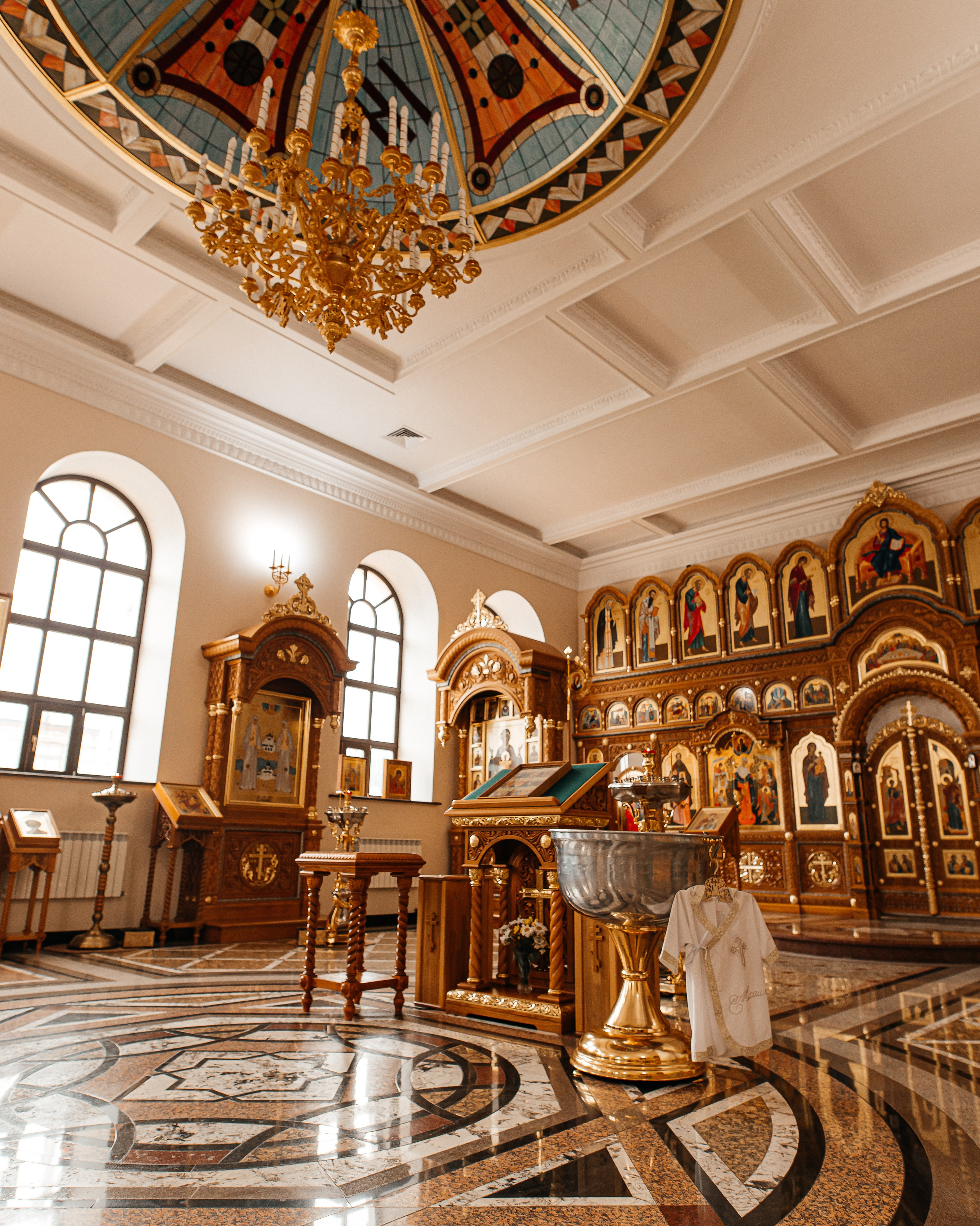 Таинство Крещения Михаила. Фотограф Таинств Крещения и Венчания в г. Курске