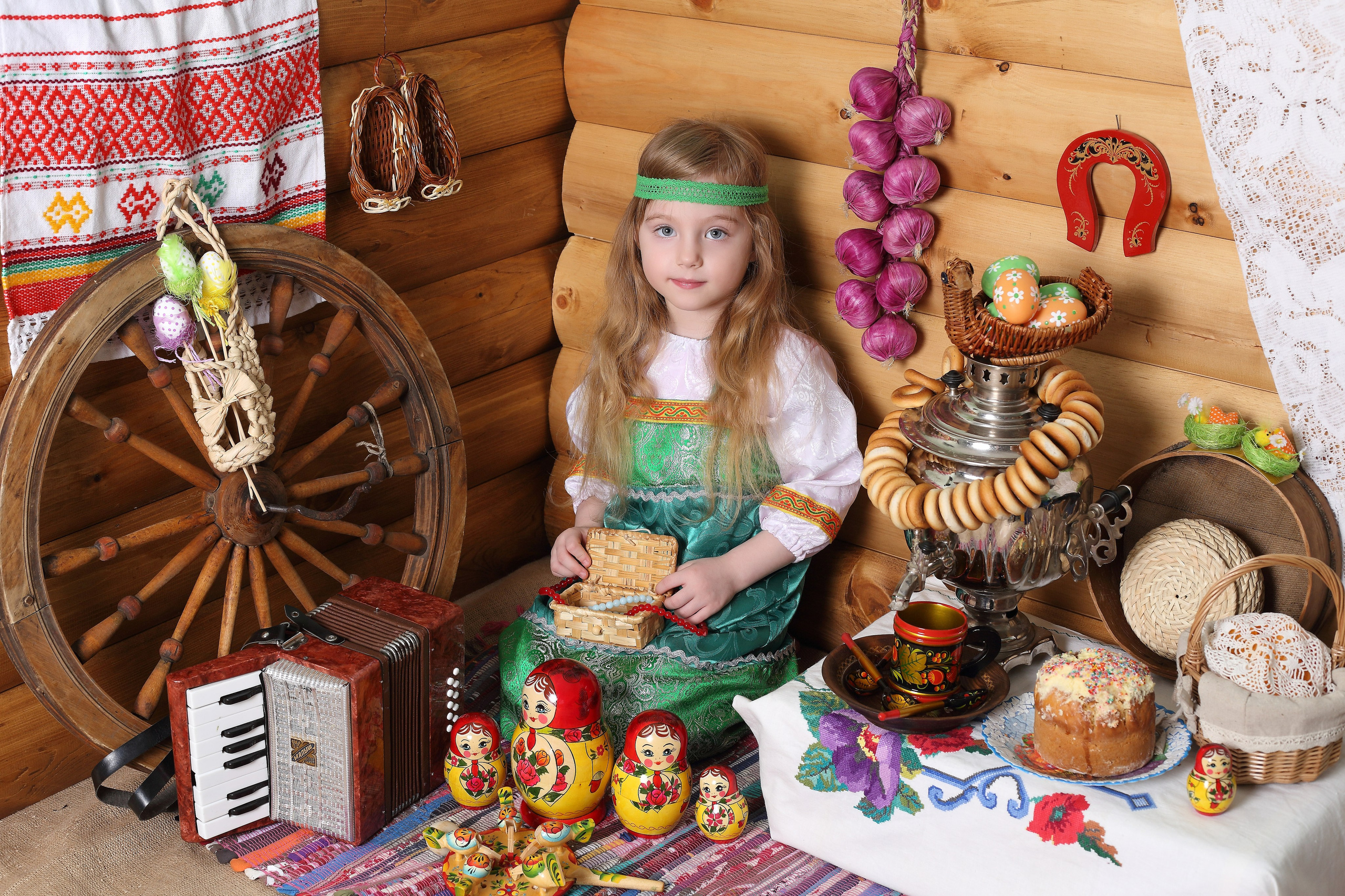 Домик в деревне. Детская выездная фотостудия