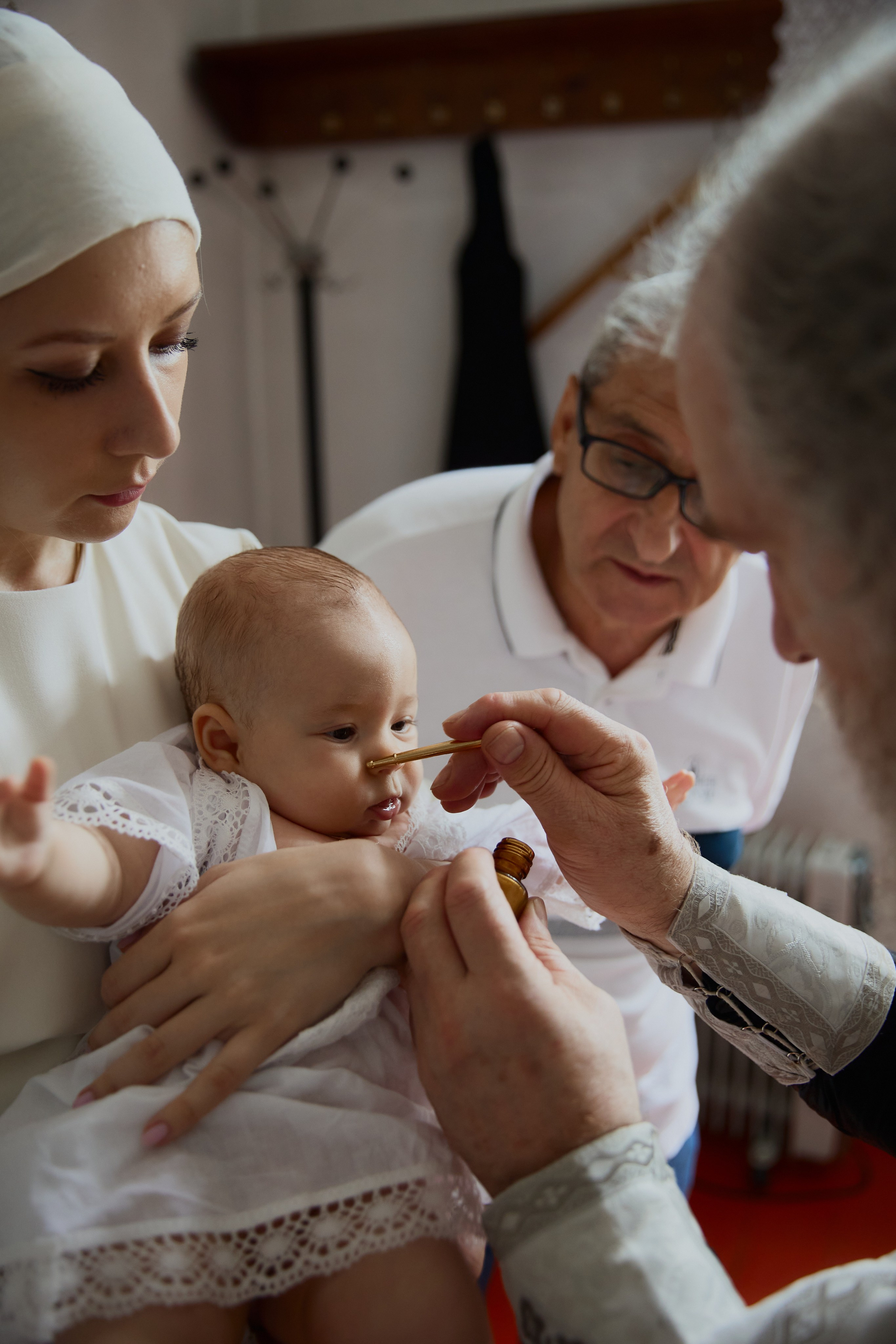 Крещение Анюты. Семейный фотограф в Москве Вера Гук