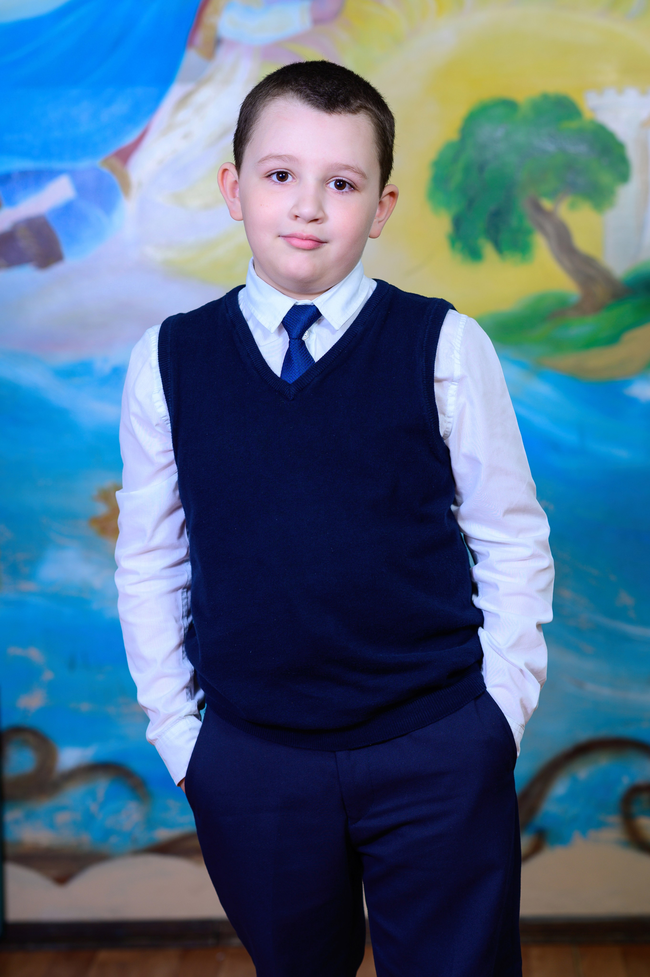 Портрет и общая фотография класса. Выпускной школьный альбом в Москве / Школьный фотограф Юлия Михайленко