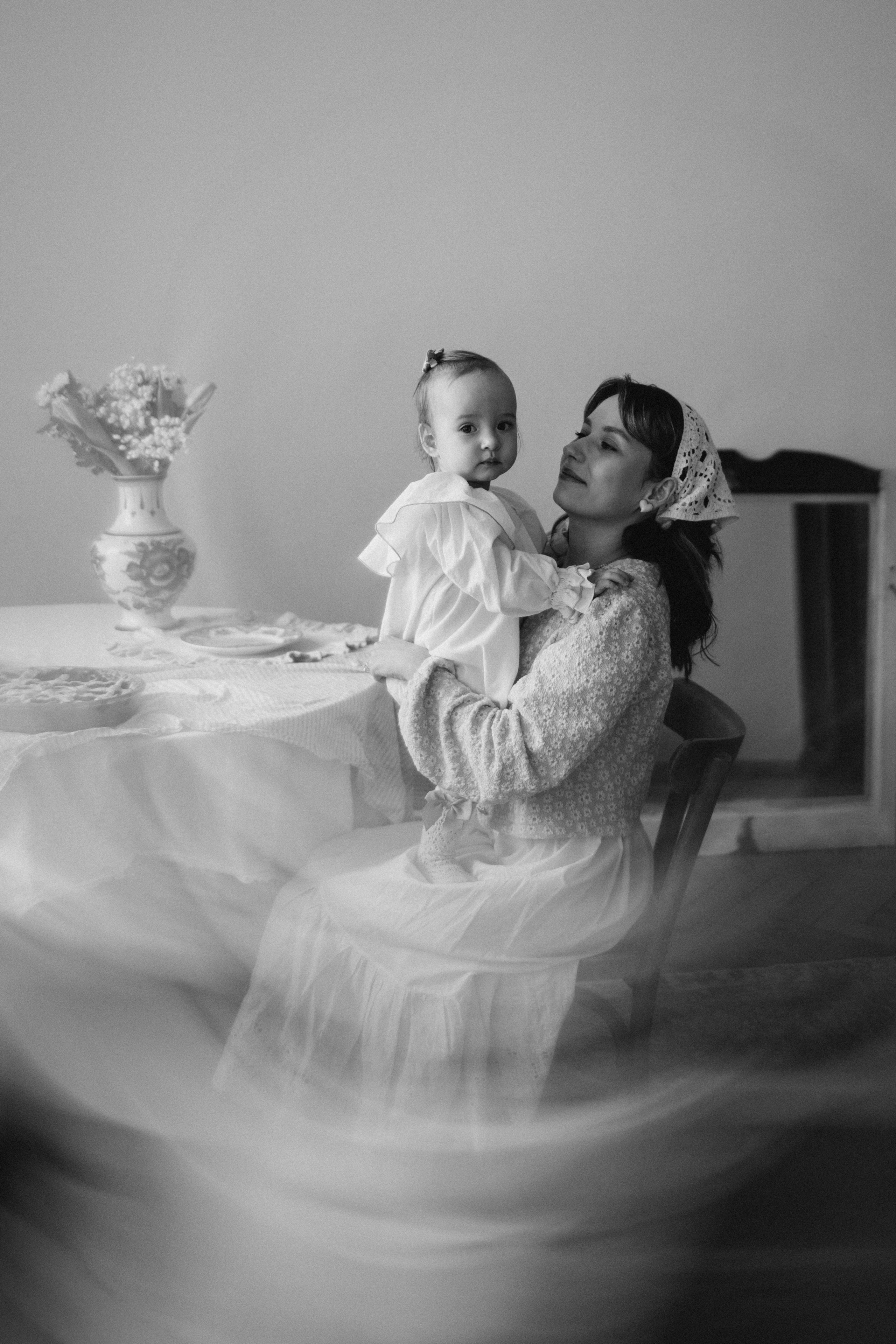 Весенняя семейная фотосессия с тюльпанами — Москва и Подмосковье