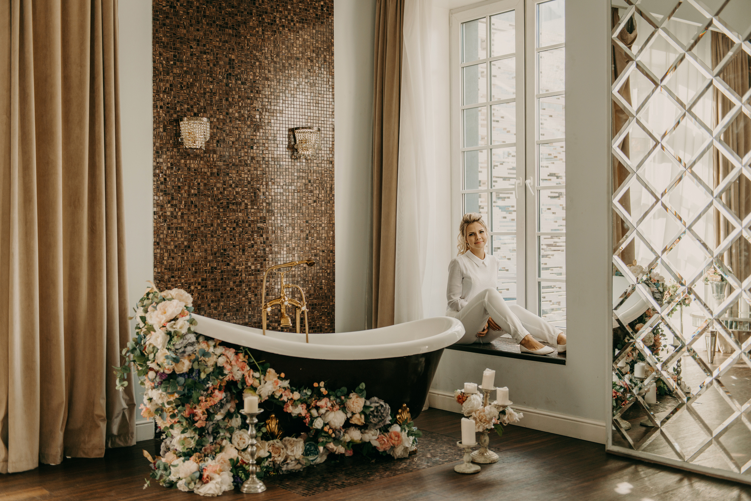 Индивидуальная фотосессия в студии Leona Stage. Свадебный фотограф в Санкт-Петербурге Венера Ахметова