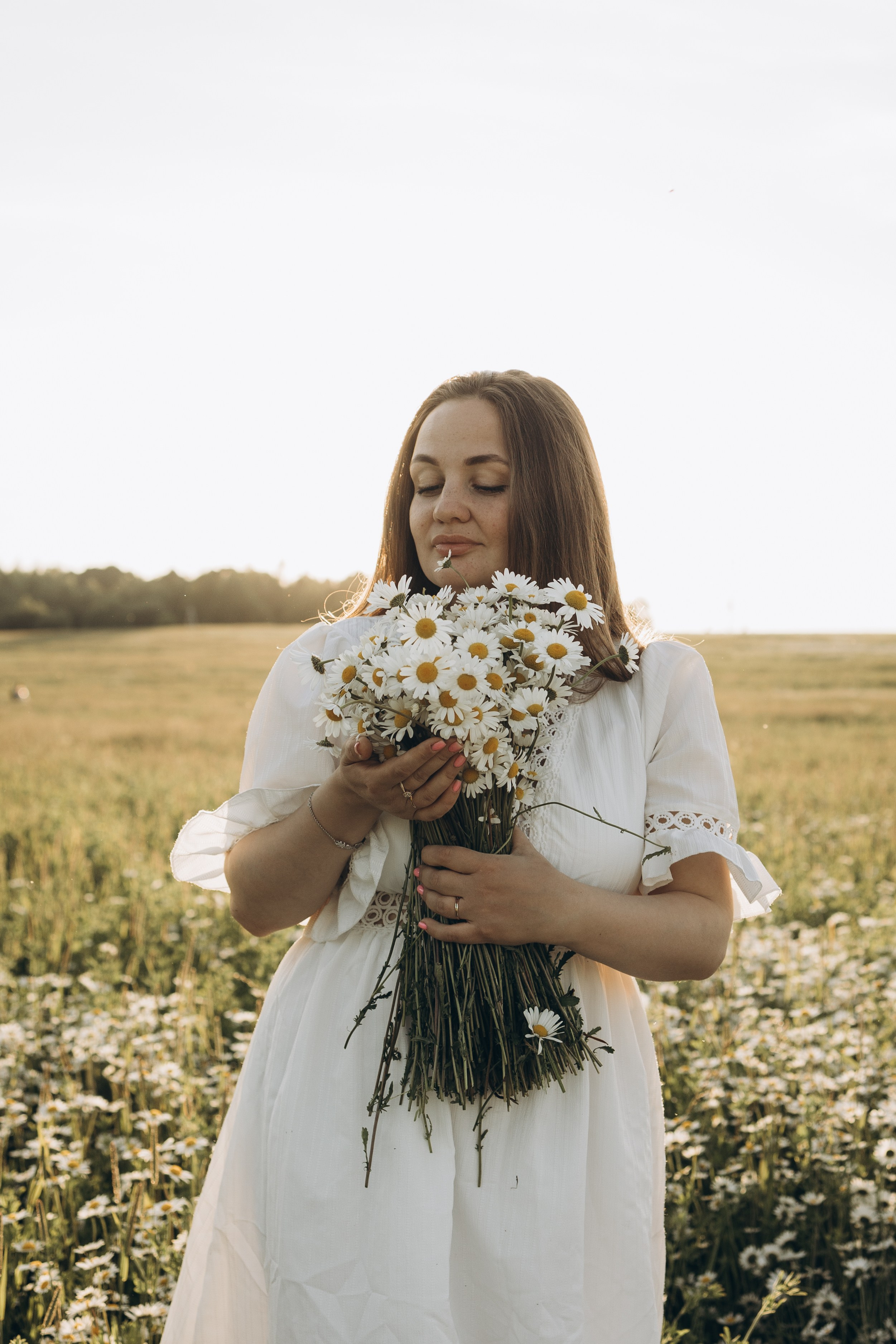 Маша и ромашки. Семейный фотограф в Москве Виктория Ястребинская
