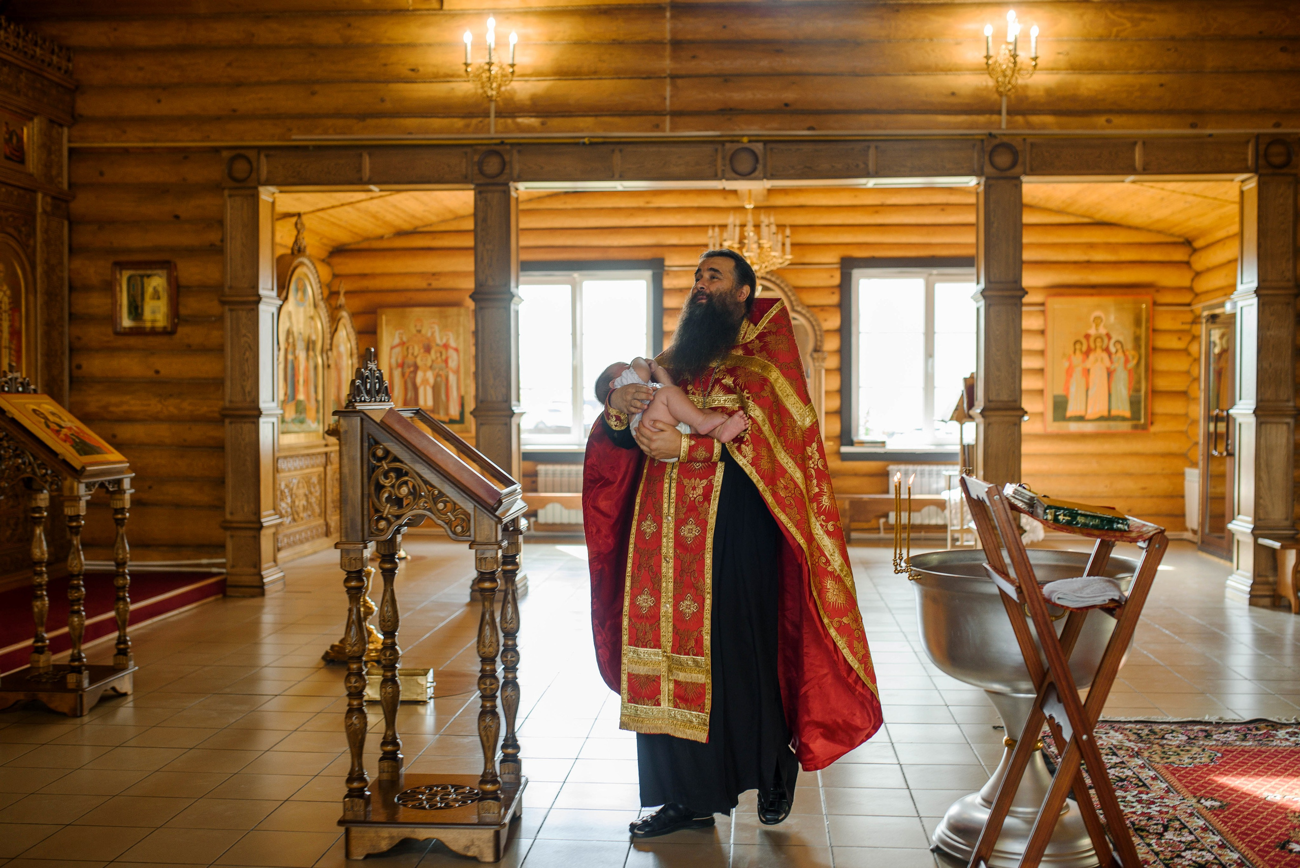 Крещение Олега. Храм святых мучеников Адриана и Наталии (дальнее Арбеково). Свадебный и семейный Фотограф в Пензе Татьяна Лапоногова