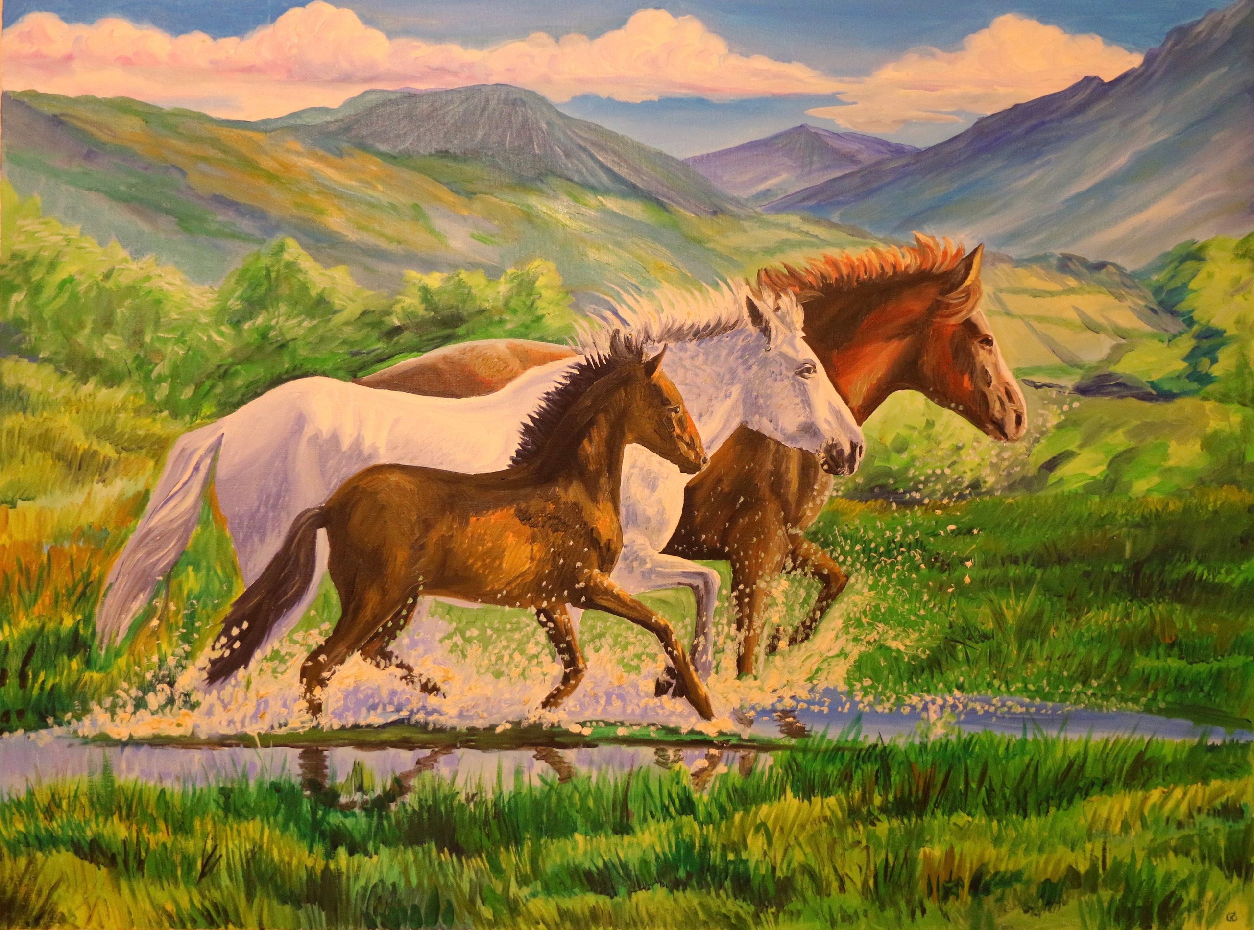 Животные. Продажа картин маслом на холсте в г. Ялта