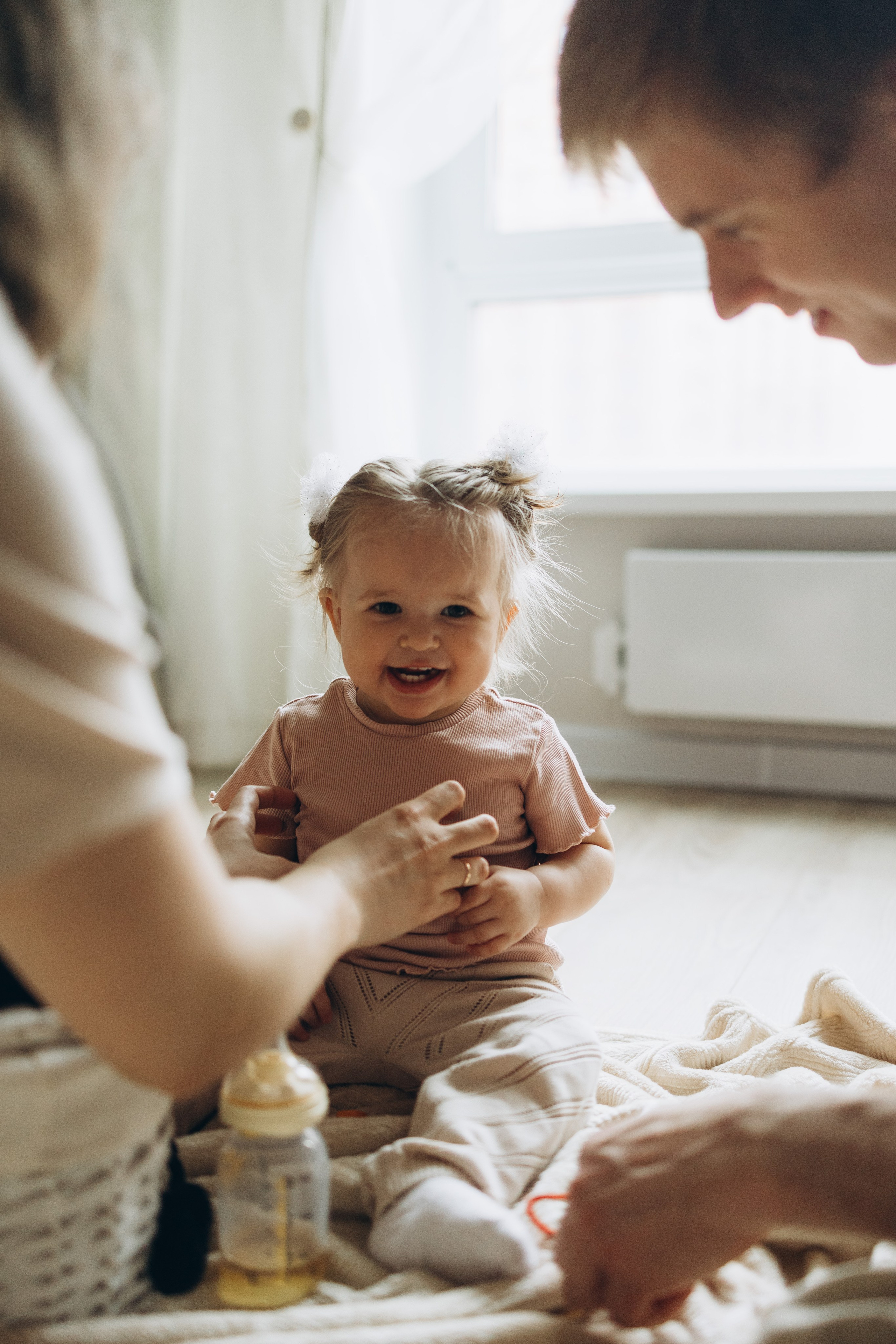 Настя, Андрей и Лиза. Семейный фотограф в Москве Виктория Ястребинская