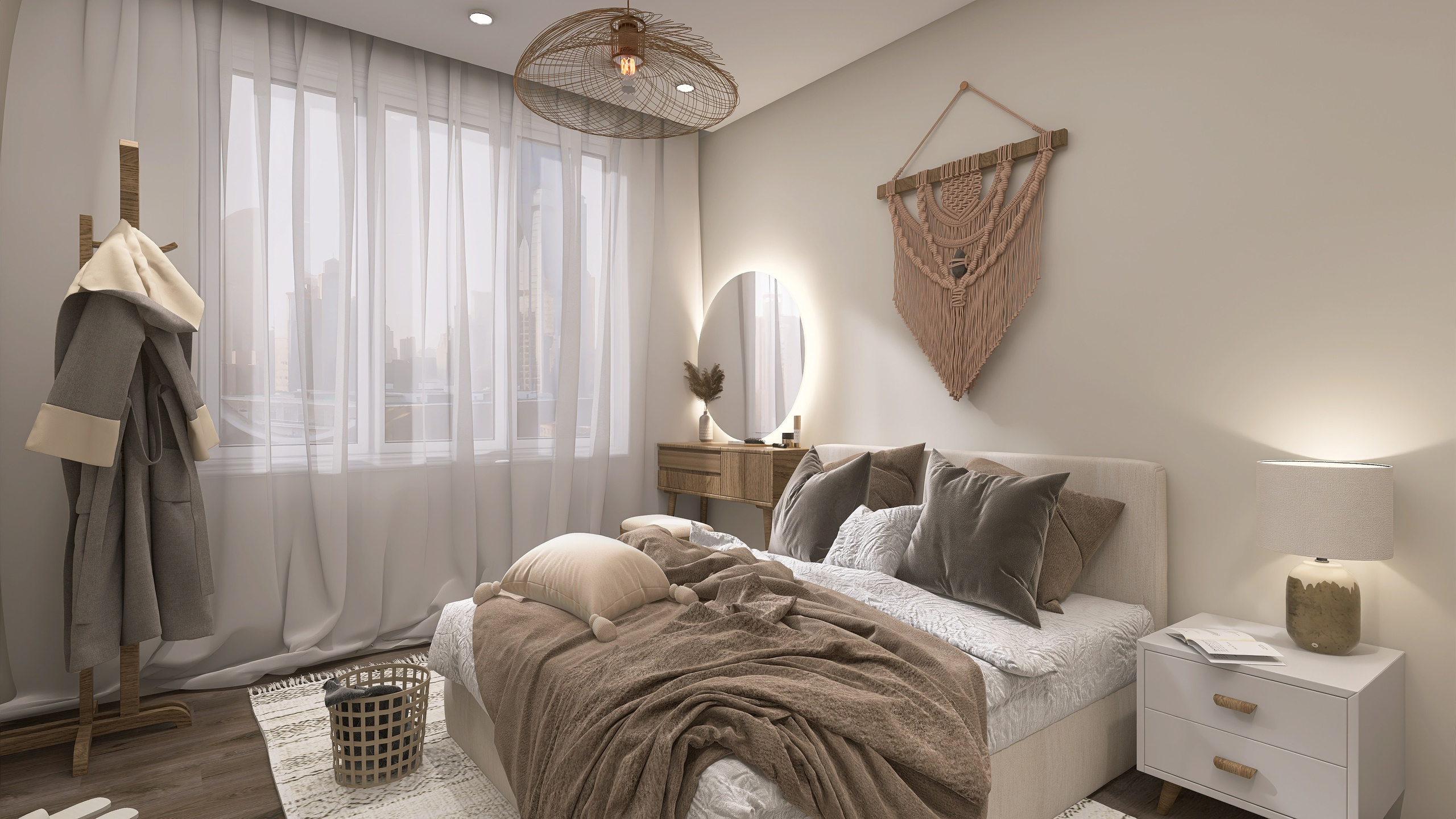 Квартира в стиле Бохо, 53 м². Дизайн для каждого