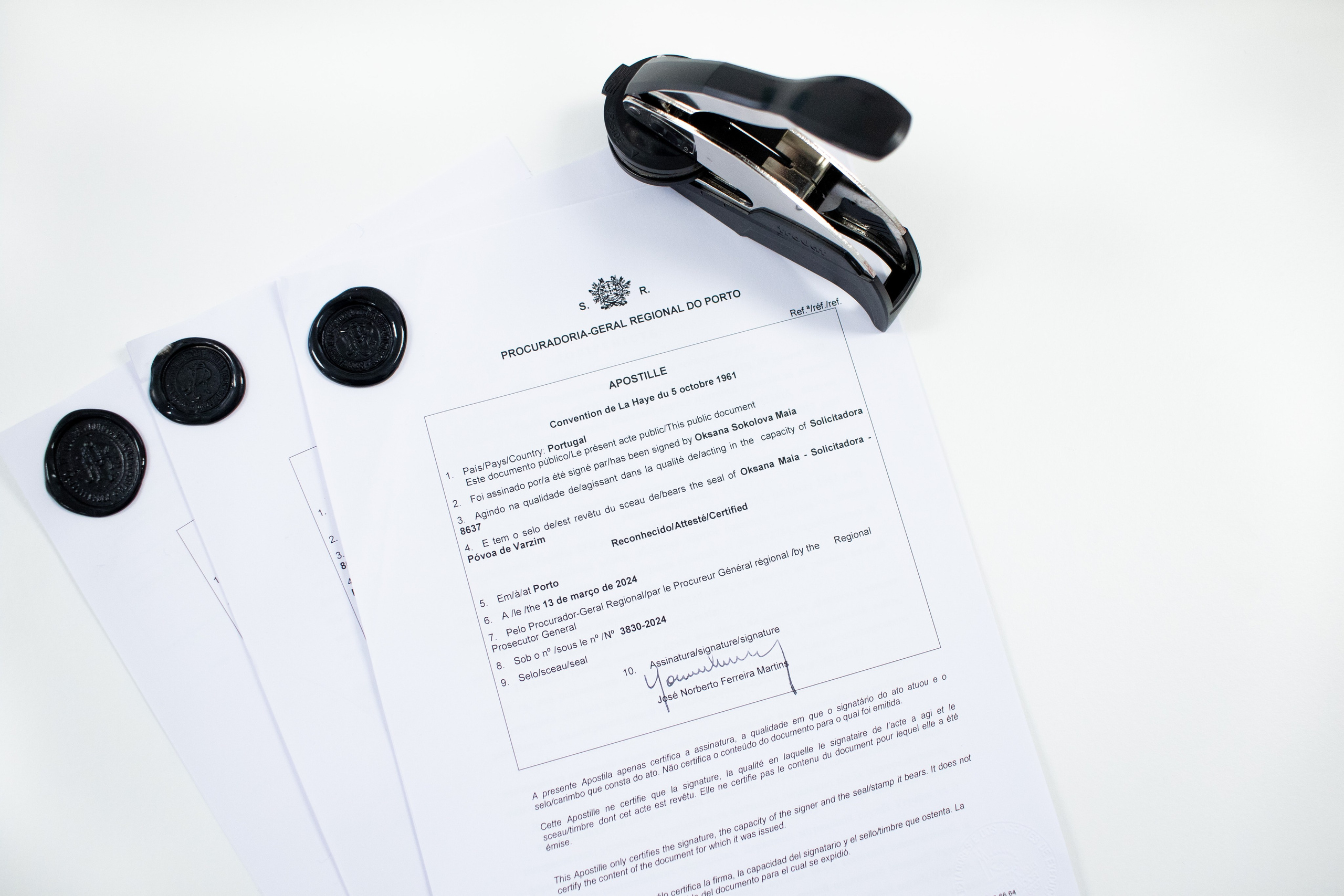 Business Portrait. Advocate and lawyer O. Maia. Professional Photographer in Portugal. Oksana Lomnova