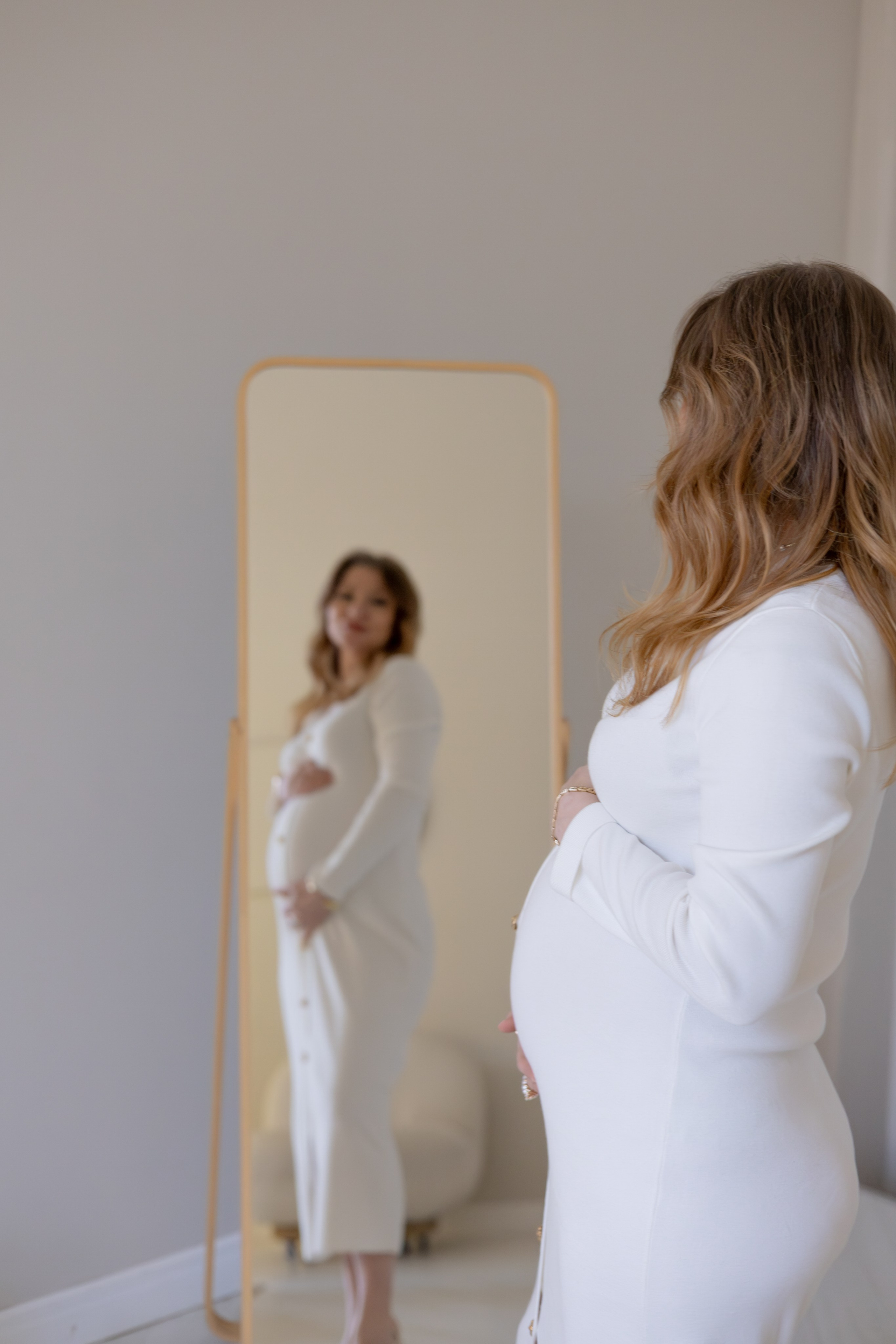 Беременность — Анна в новогодней студии. Свадебный и семейный фотограф в Санкт-Петербурге Макеева Наталья