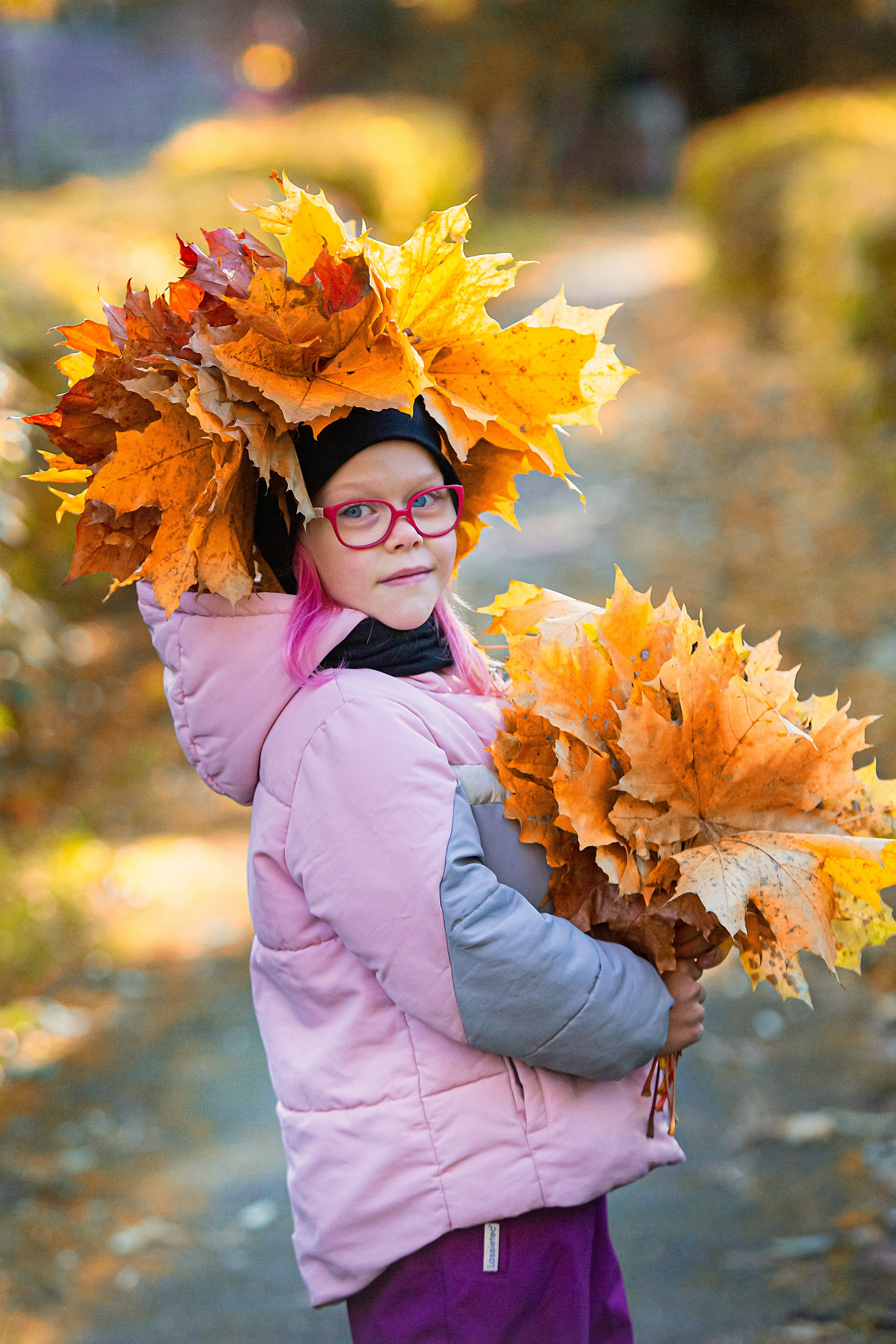 Осень в детском саду. Свадебный, семейный, детский фотограф в Санкт-Петербурге