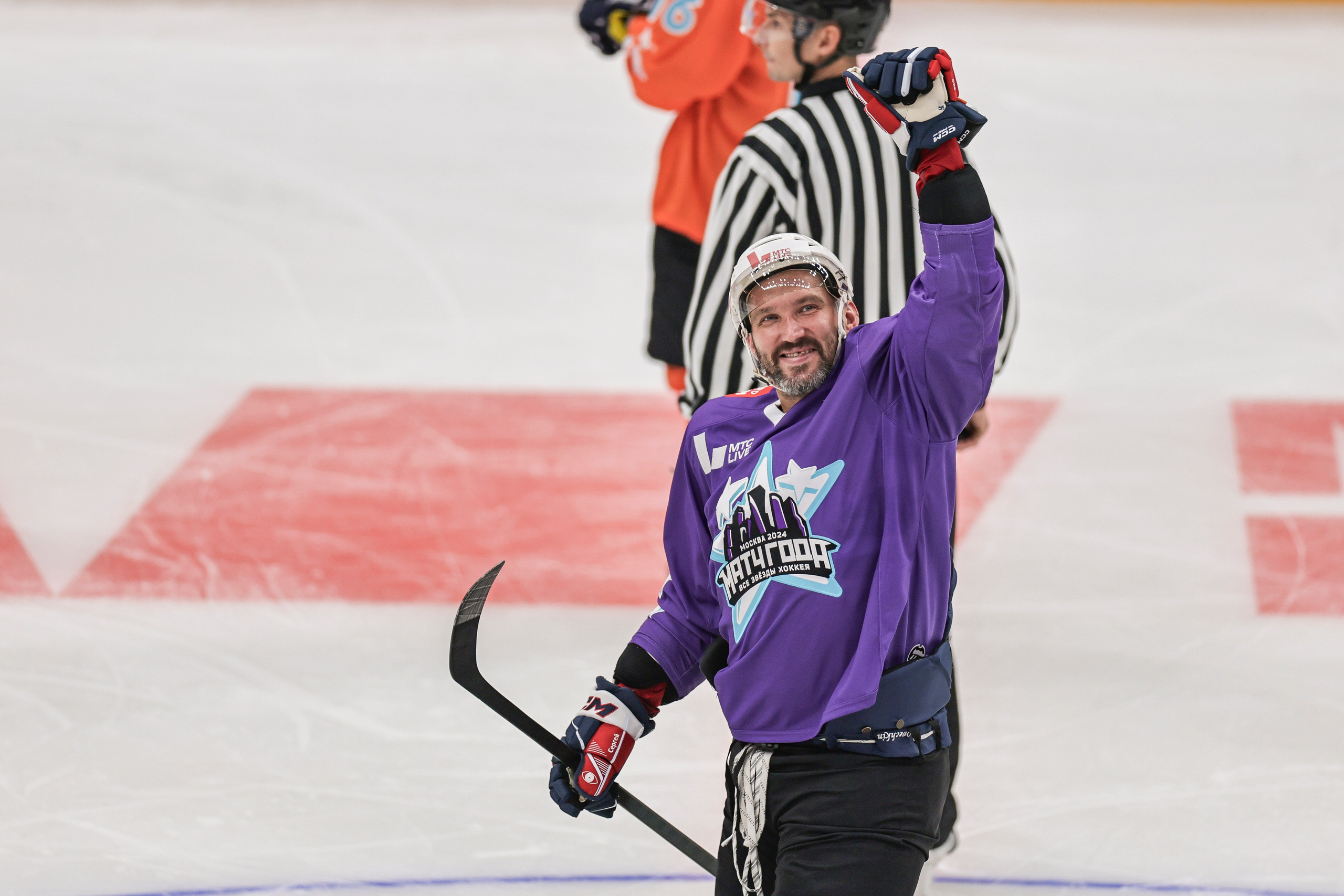 Матч года 2024: Игроки НХЛ против Игроков КХЛ. Спортивный репортажный фотограф Казань Нафис Сиразетдинов