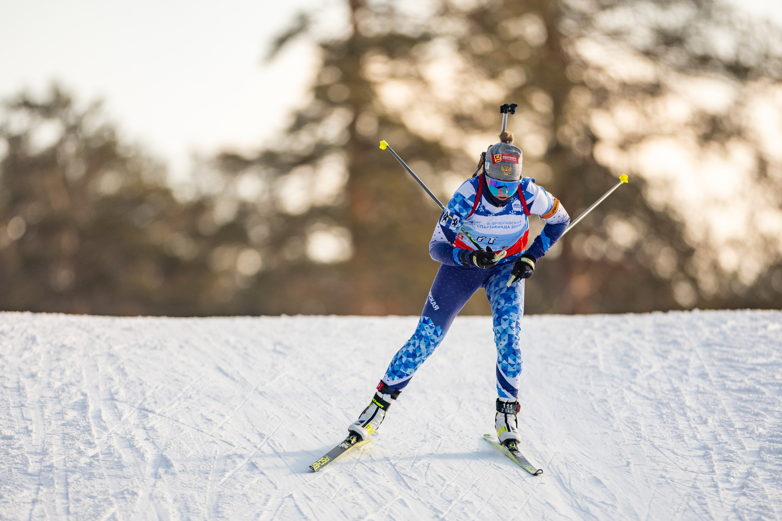 Всероссийская спартакиада по биатлону. Спринт. Женщины. Спортивный репортажный фотограф Казань Нафис Сиразетдинов