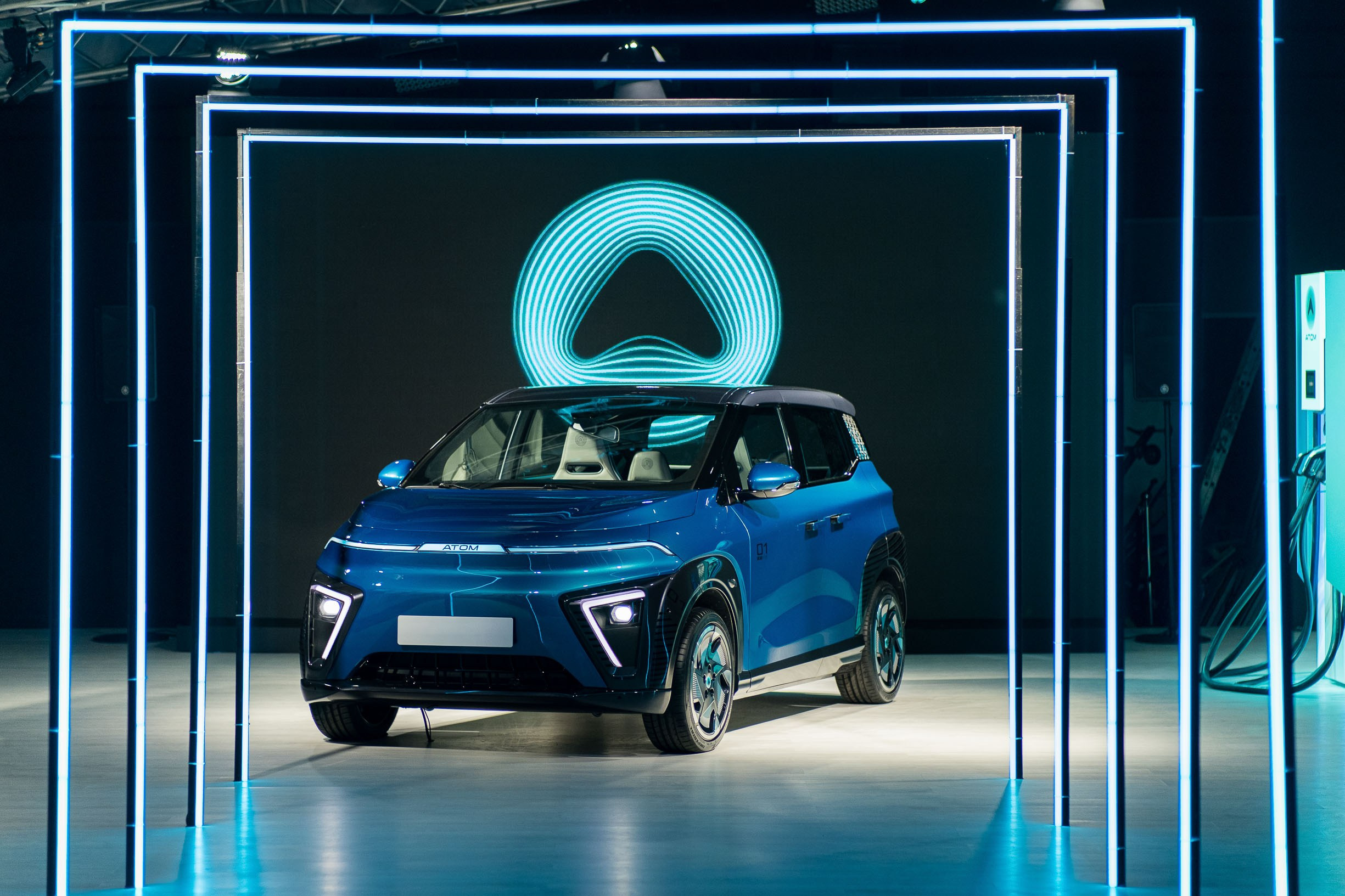ATOM. Премьера Российского электромобиля. Репортажный фотограф Денис Тихомиров. Москва