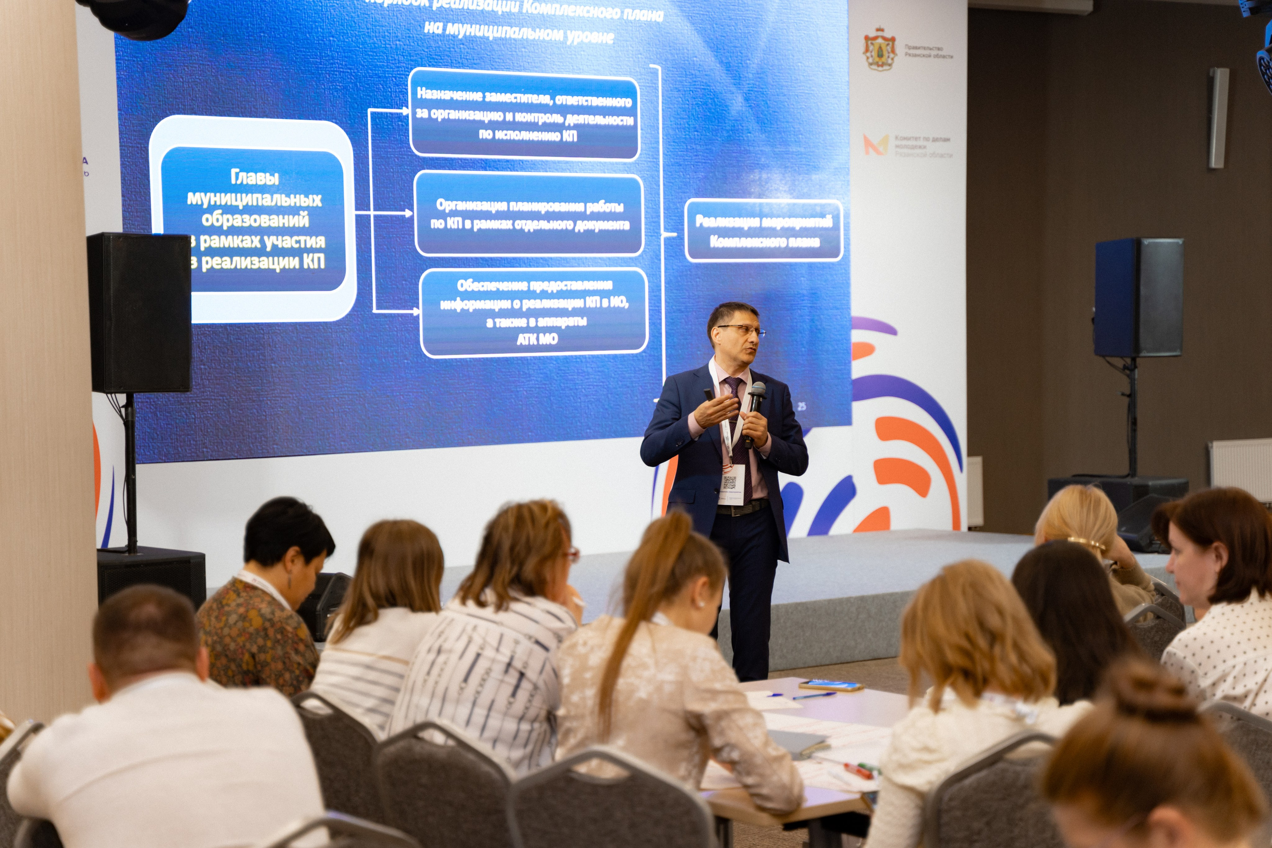 Окружной семинар в сфере профилактики от Росмолодежи в Амаксе 2024. Фотограф Надежда Погребняк | Рязань | Москва