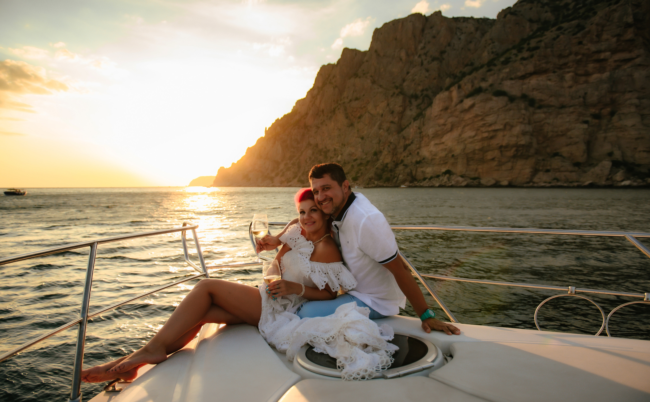 Балаклава, закат, яхта. Свадебный, женский, семейный фотограф в Севастополе Юлия Мошенко