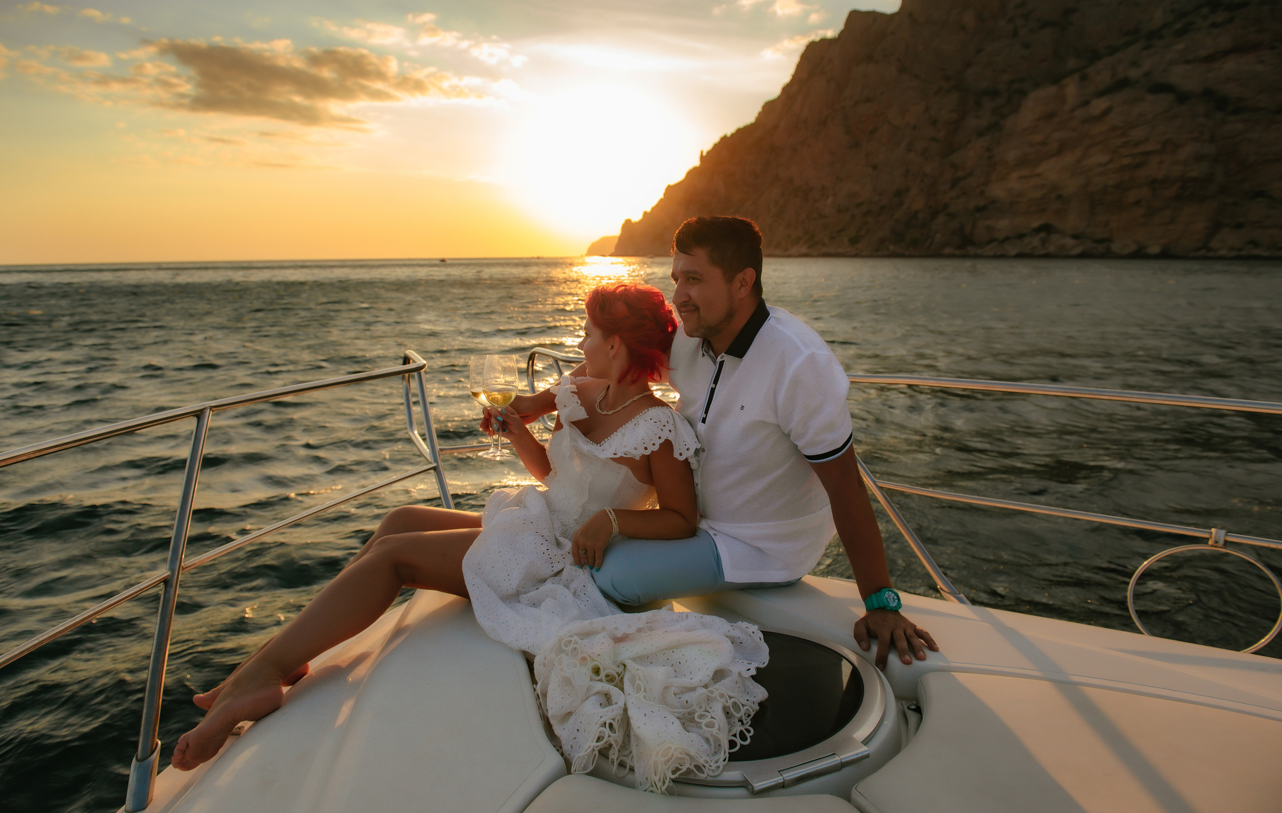Балаклава, закат, яхта. Свадебный, женский, семейный фотограф в Севастополе Юлия Мошенко