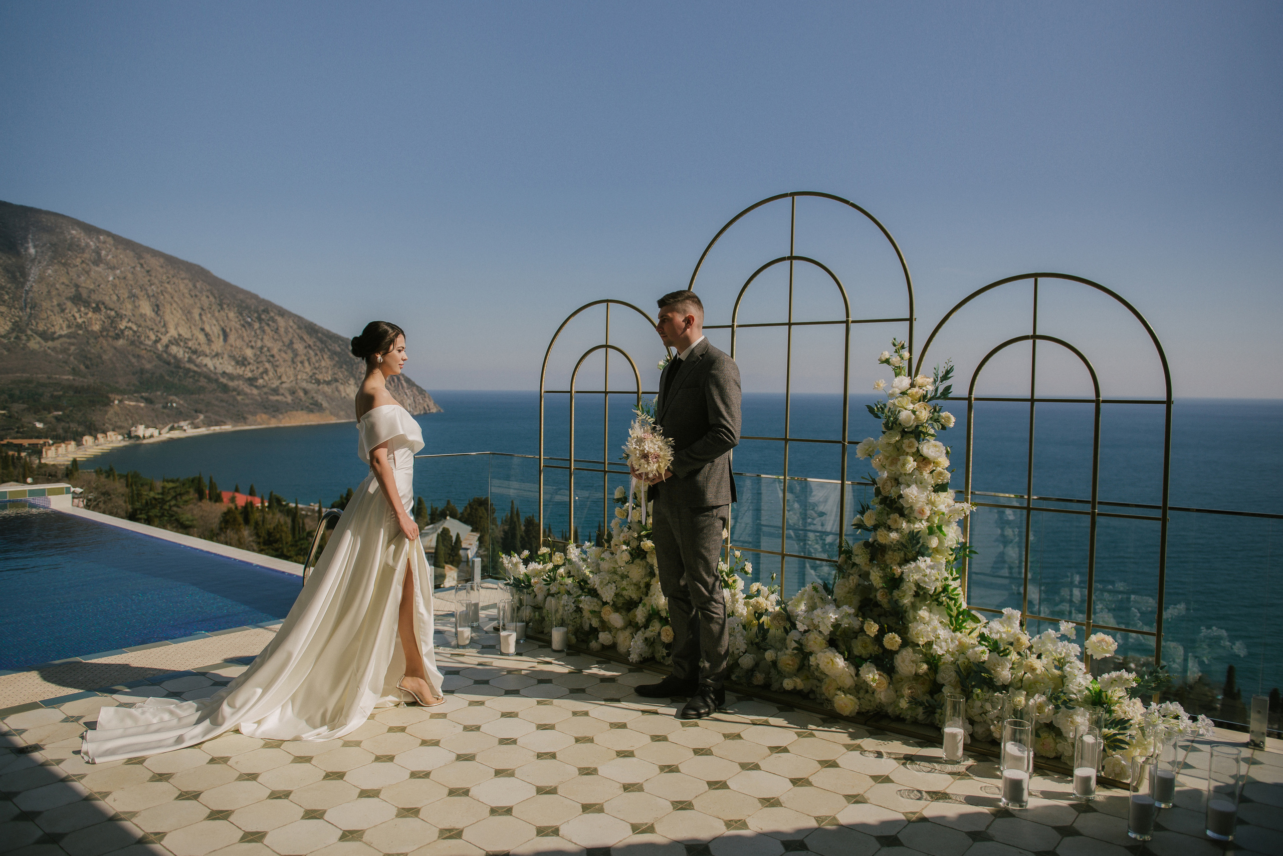 Ксения и Никита (Гурзуф). Свадебный, женский, семейный фотограф в Севастополе Юлия Мошенко