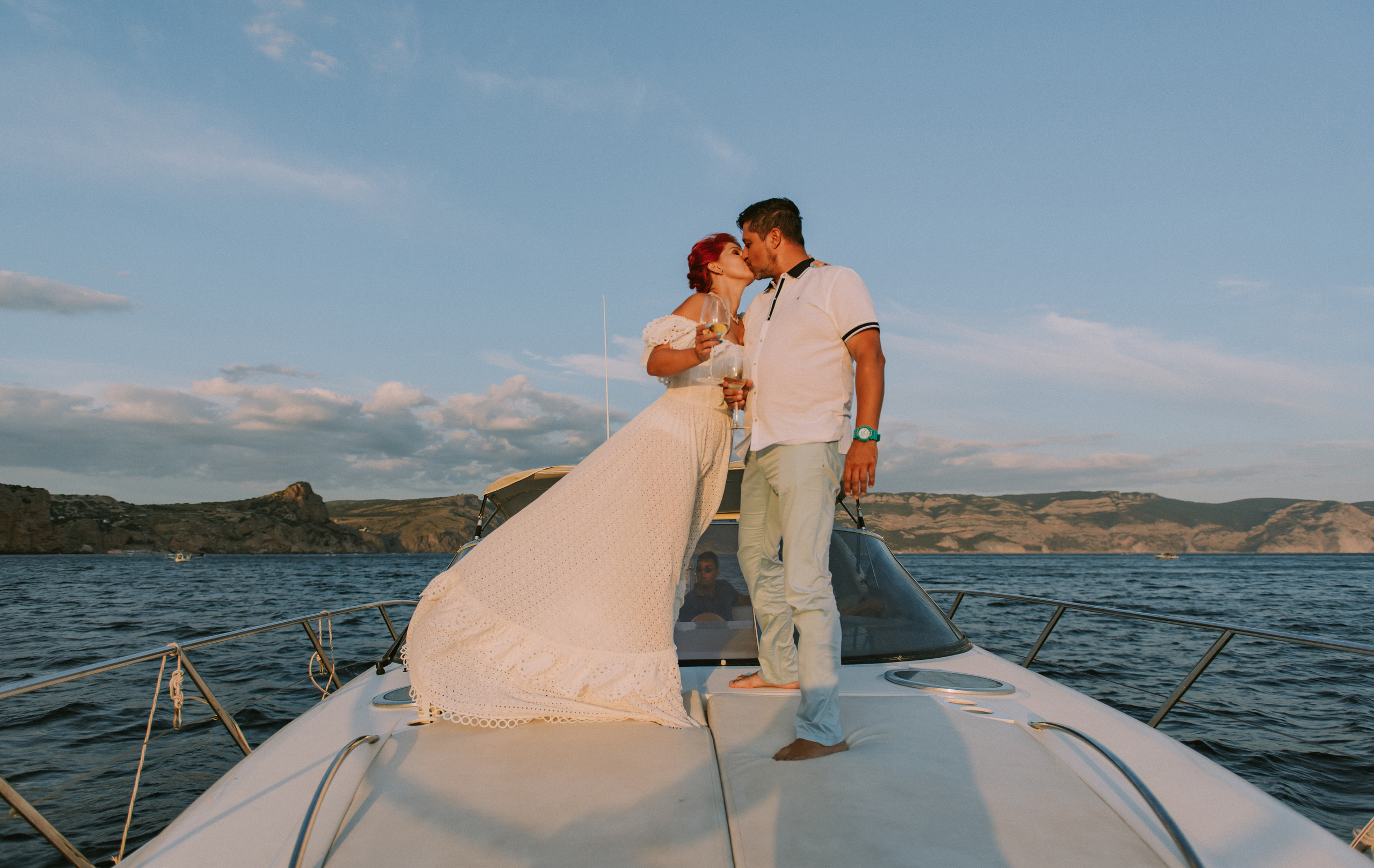 Балаклава, закат, яхта. Свадебный, женский, семейный фотограф в Севастополе Юлия Мошенко