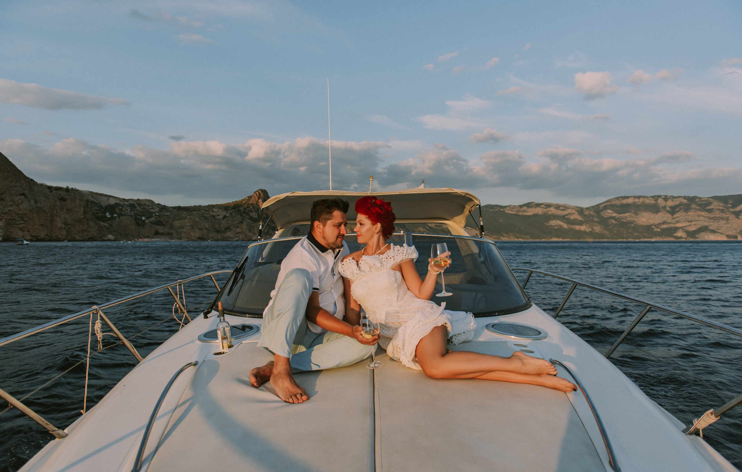 Балаклава, закат, яхта. Свадебный, женский, семейный фотограф в Севастополе Юлия Мошенко