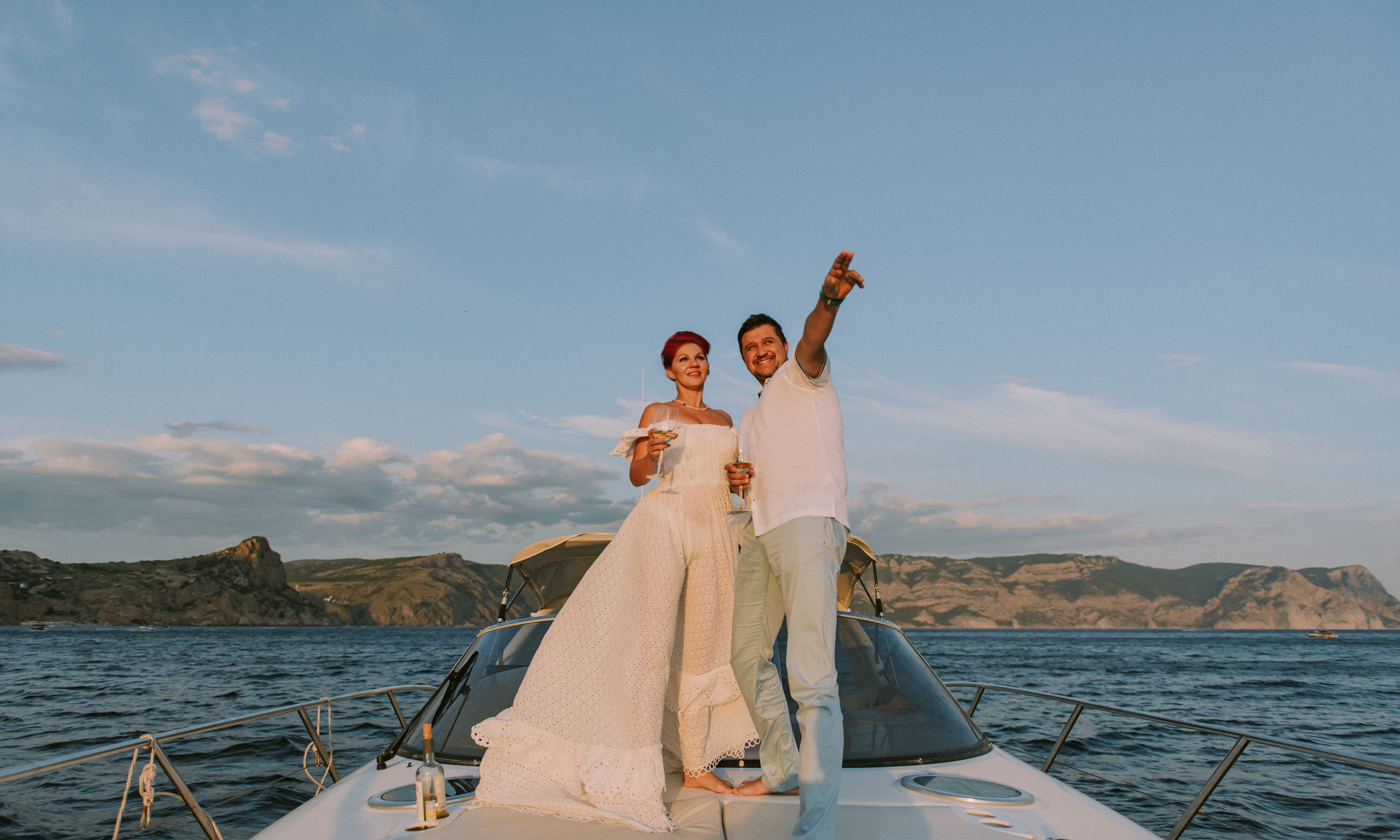 Балаклава, закат, яхта. Свадебный, женский, семейный фотограф в Севастополе Юлия Мошенко