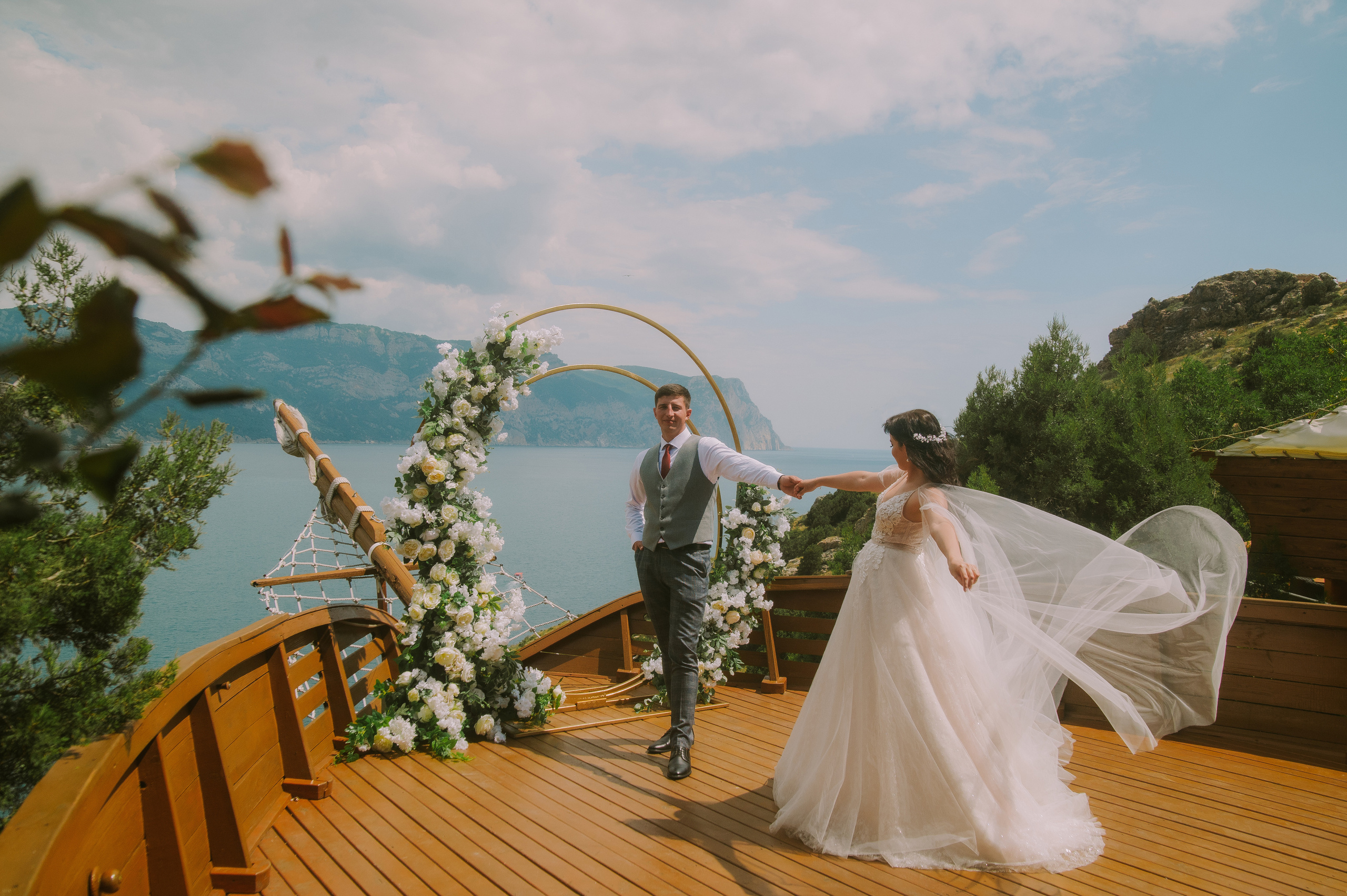 Дарья и Альбер (Балаклава). Свадебный, женский, семейный фотограф в Севастополе Юлия Мошенко