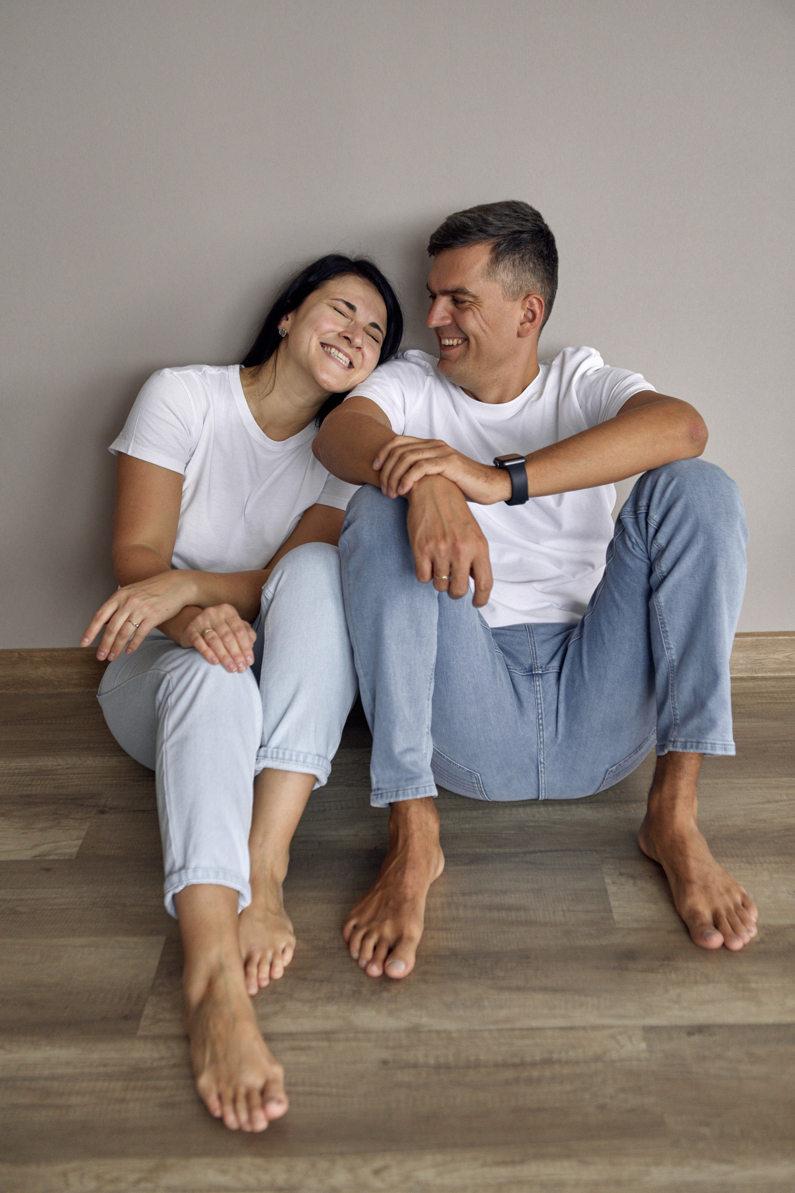 Семейная съемка в интерьере. Дима и Лена. Фотограф Челябинск — Кирилл Устюжанин