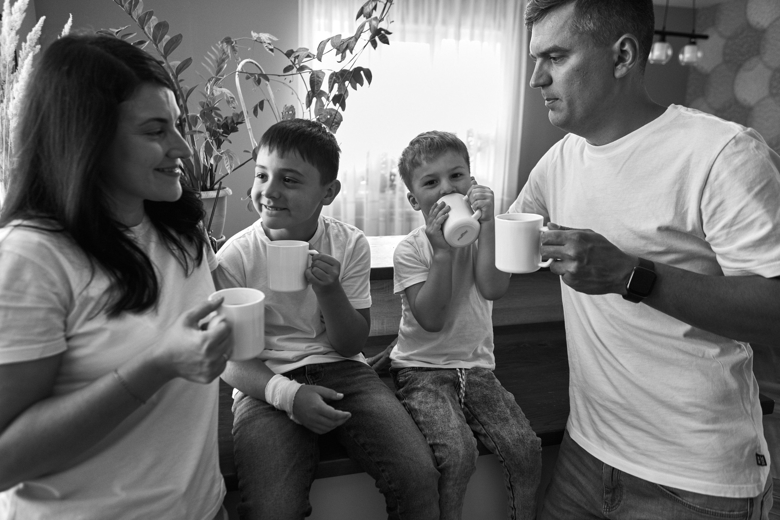 Семейная съемка в интерьере. Дима и Лена. Фотограф Челябинск — Кирилл Устюжанин