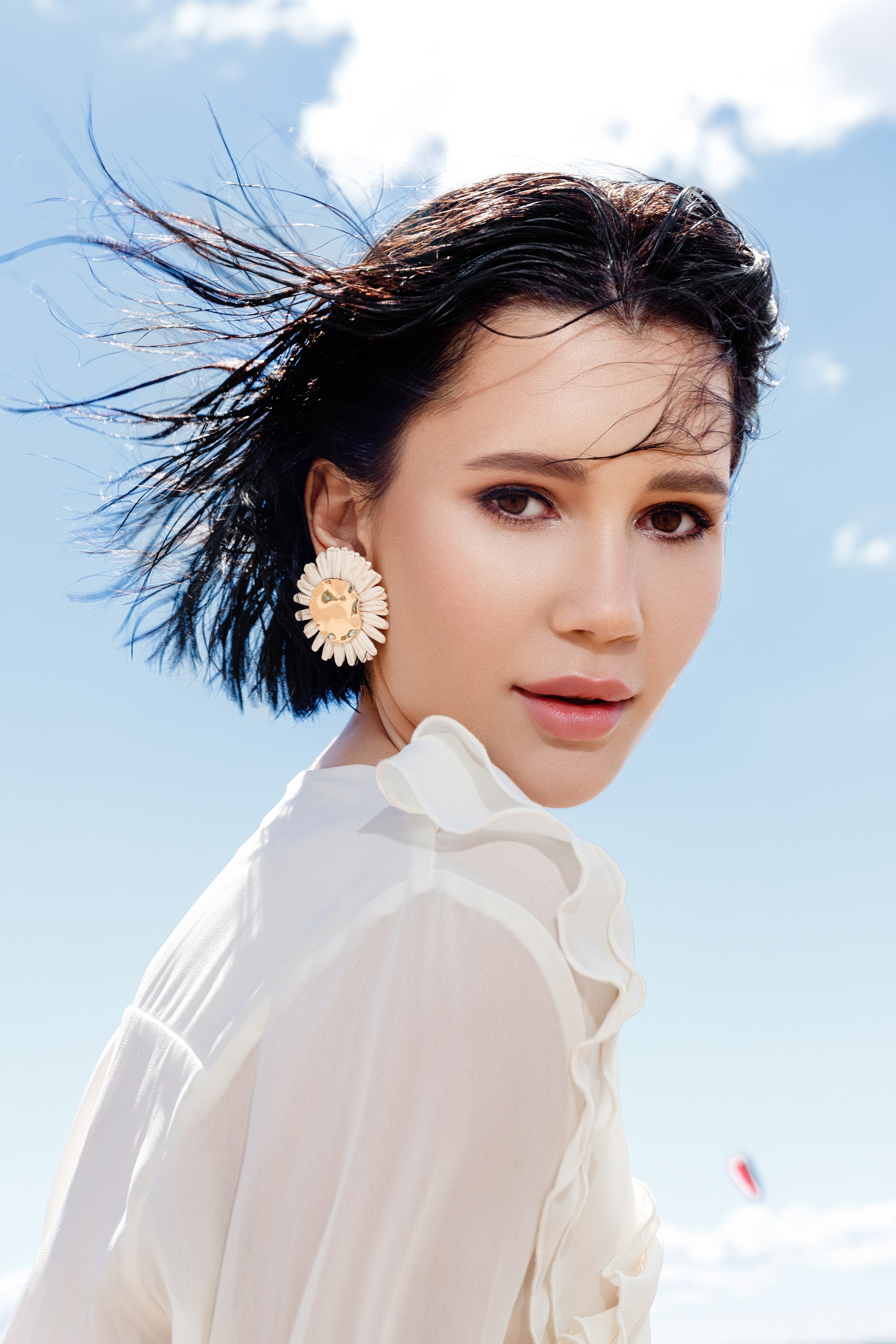 Летняя fashion-съёмка в Петербурге — на Финском заливе