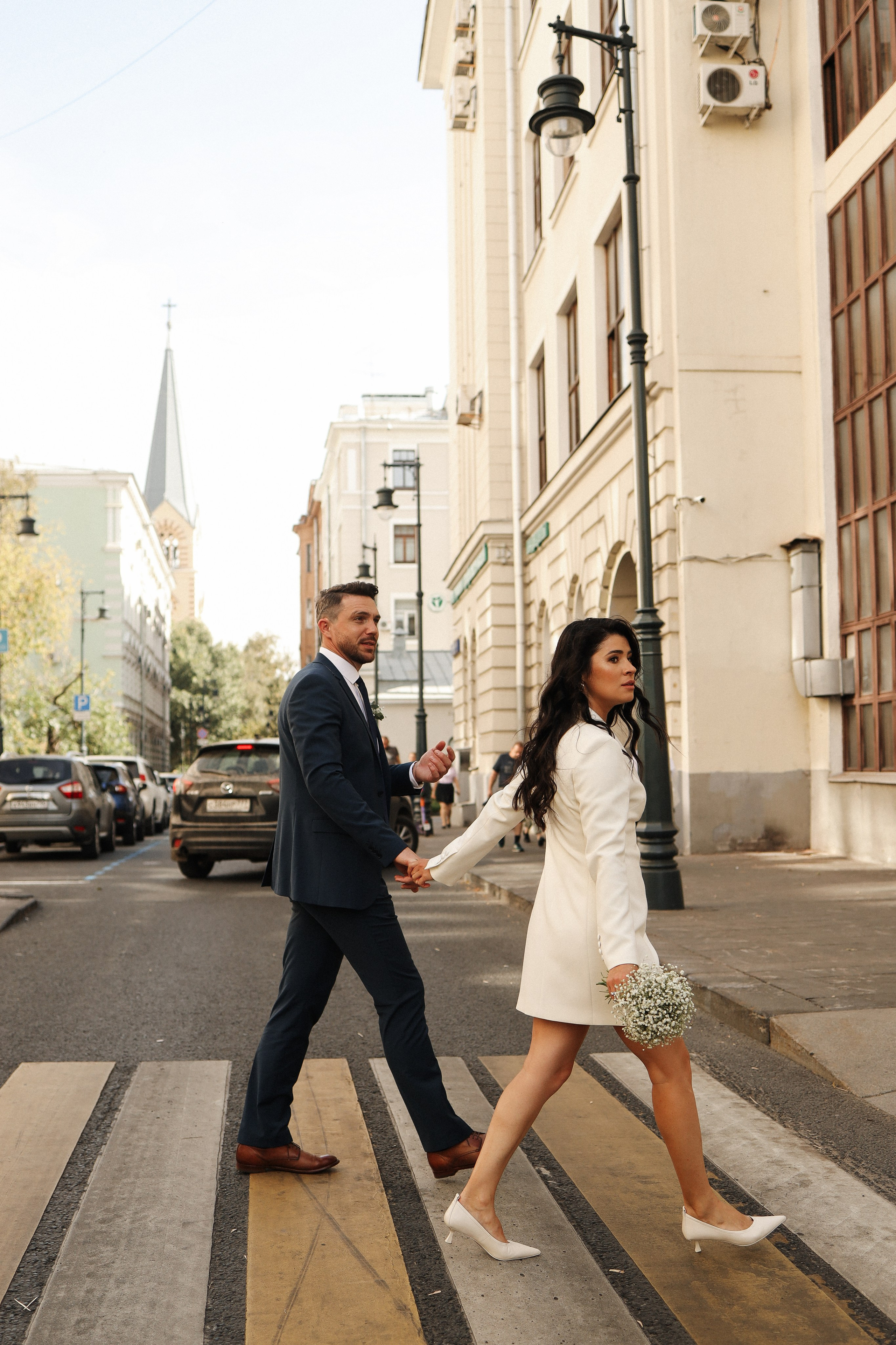 Е. + Д. Кутузовский ЗАГС, прогулка по Китай-городу. Семейный и lovestory фотограф в Москве Светлана Коняхина