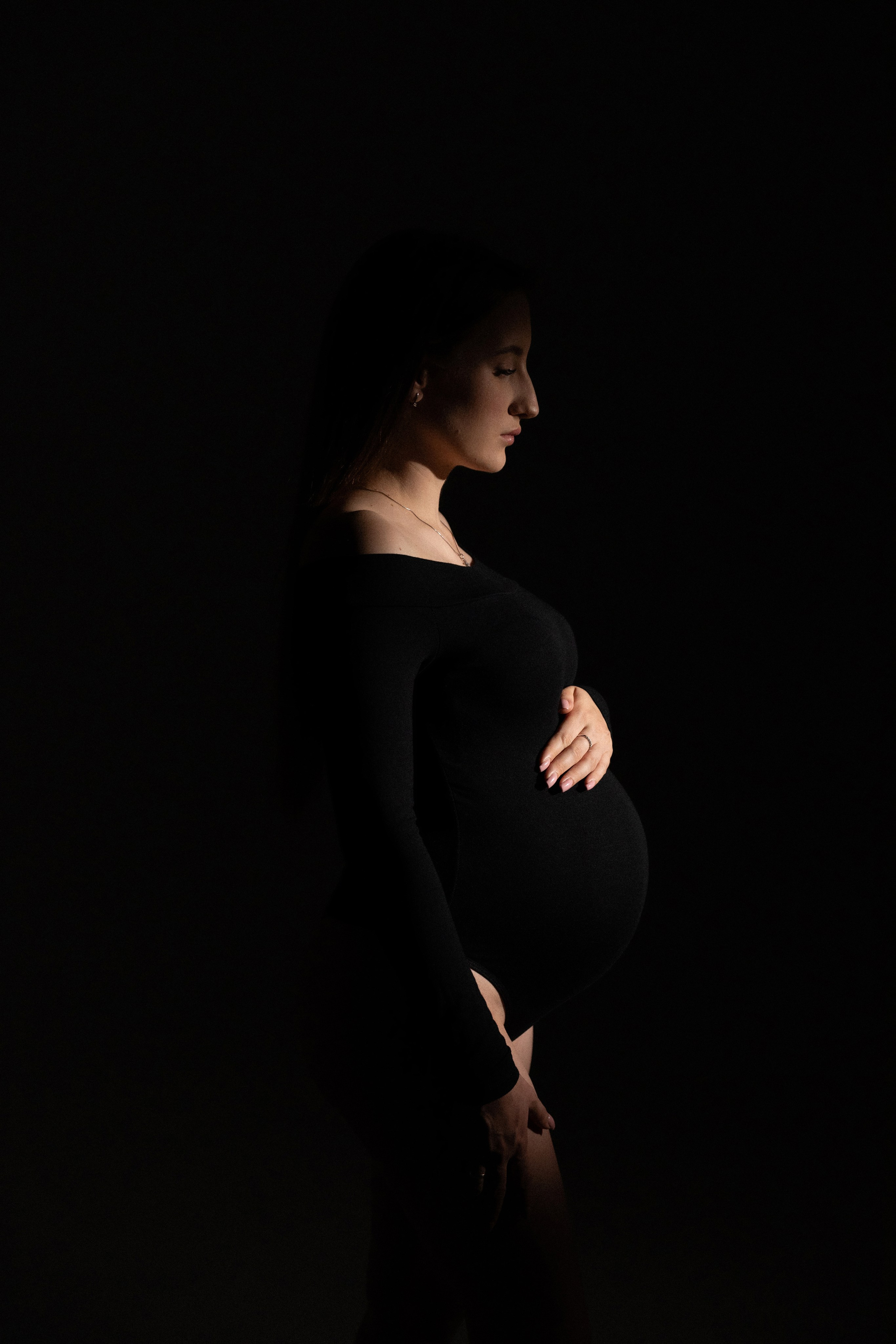 Беременность. Фотограф Мария Щеголькова. Чувственный женский портрет