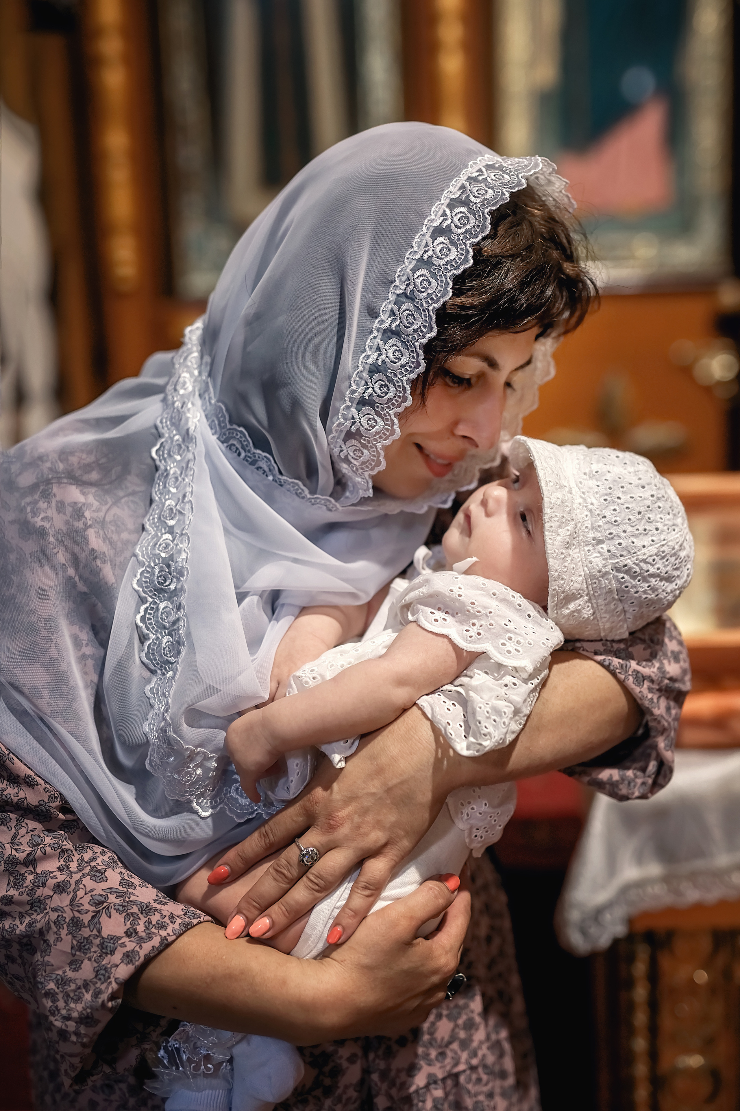 Крещение Софии. Храм вмч. Веры, Надежды, Любови и матери их Софии. г. Кропоткин. Семейный и детский фотограф Екатерина Савёлова