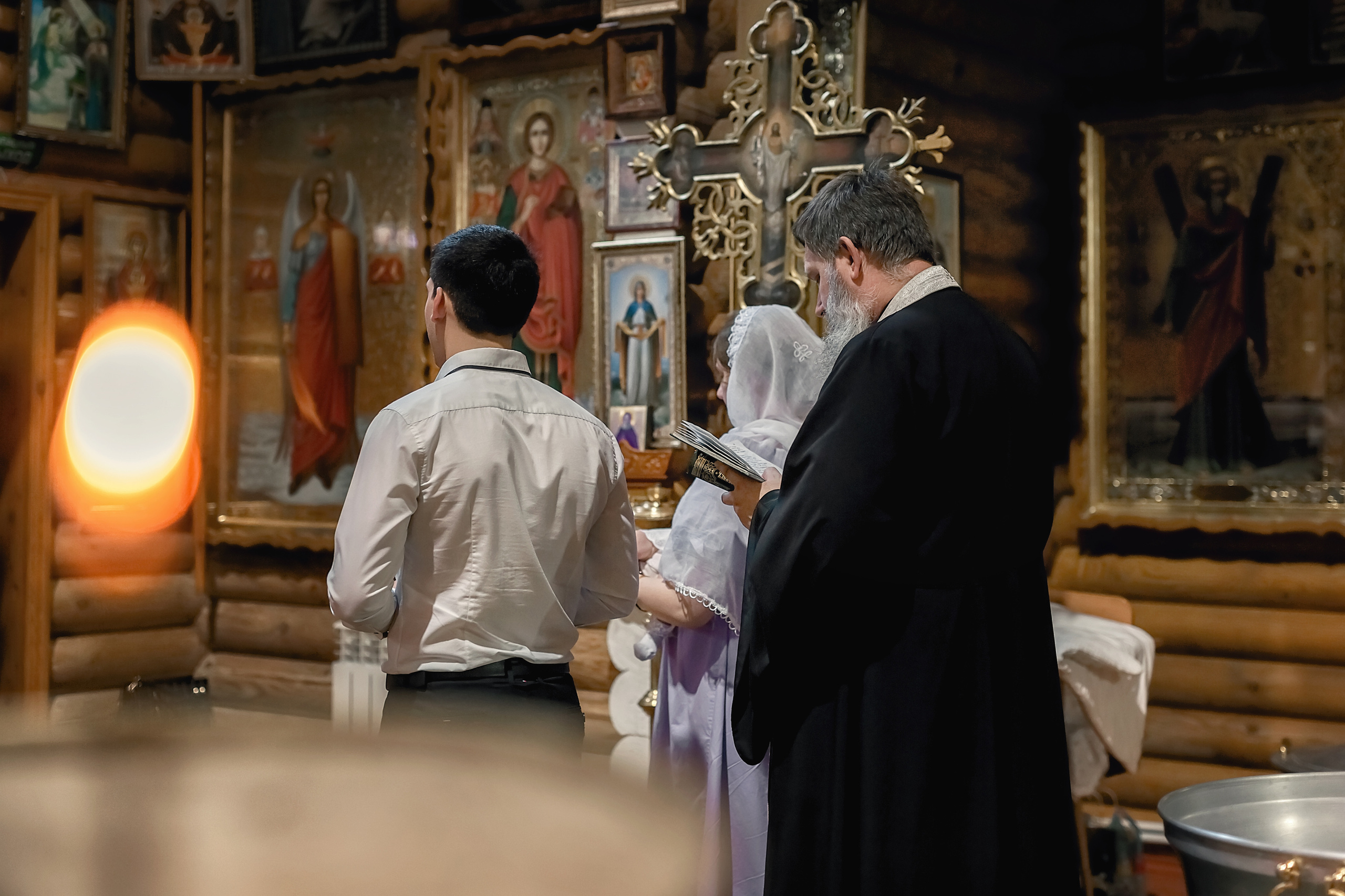 Крещение Софии. Храм вмч. Веры, Надежды, Любови и матери их Софии. г. Кропоткин. Семейный и детский фотограф Екатерина Савёлова