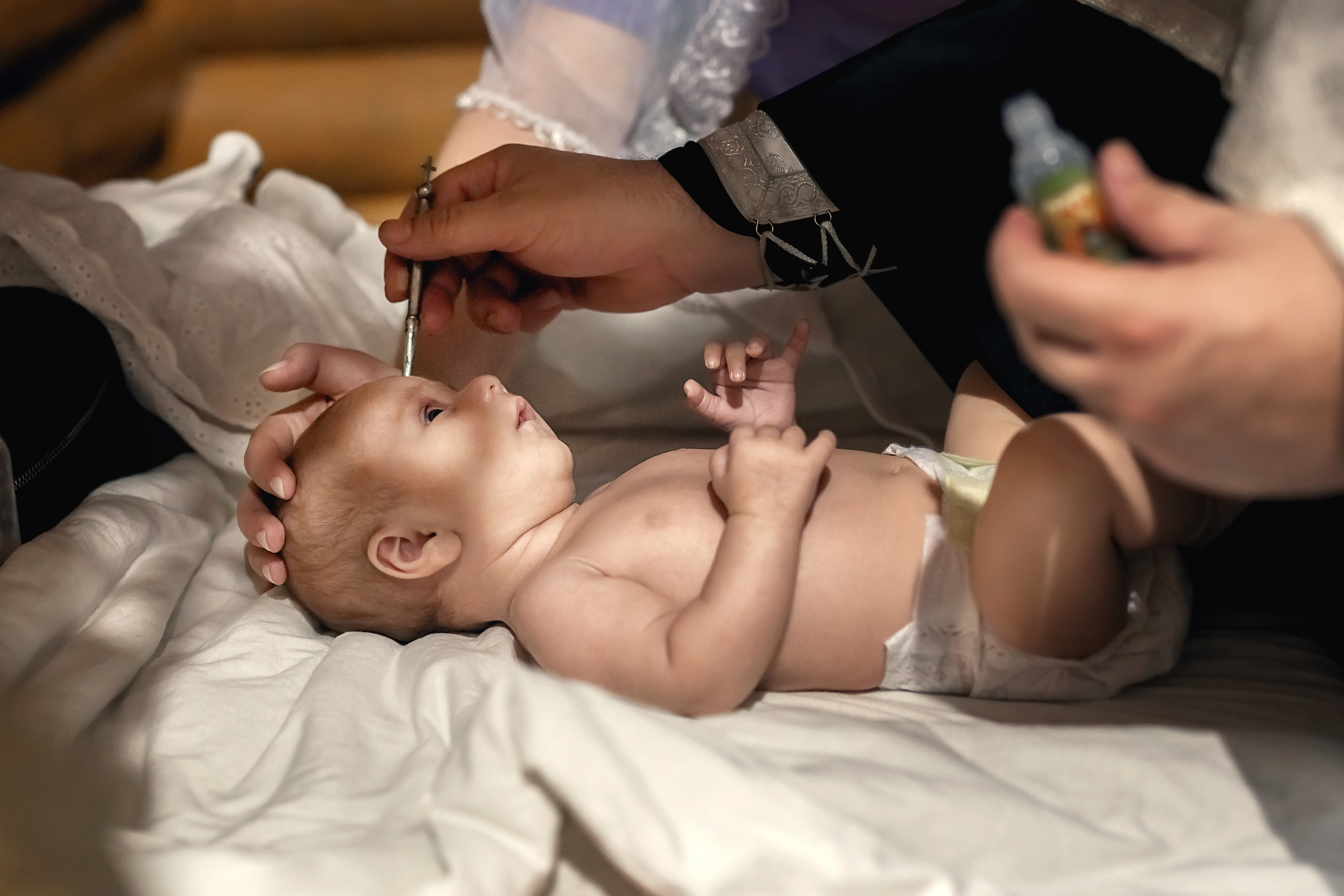 Крещение Софии. Храм вмч. Веры, Надежды, Любови и матери их Софии. г. Кропоткин. Семейный и детский фотограф Екатерина Савёлова