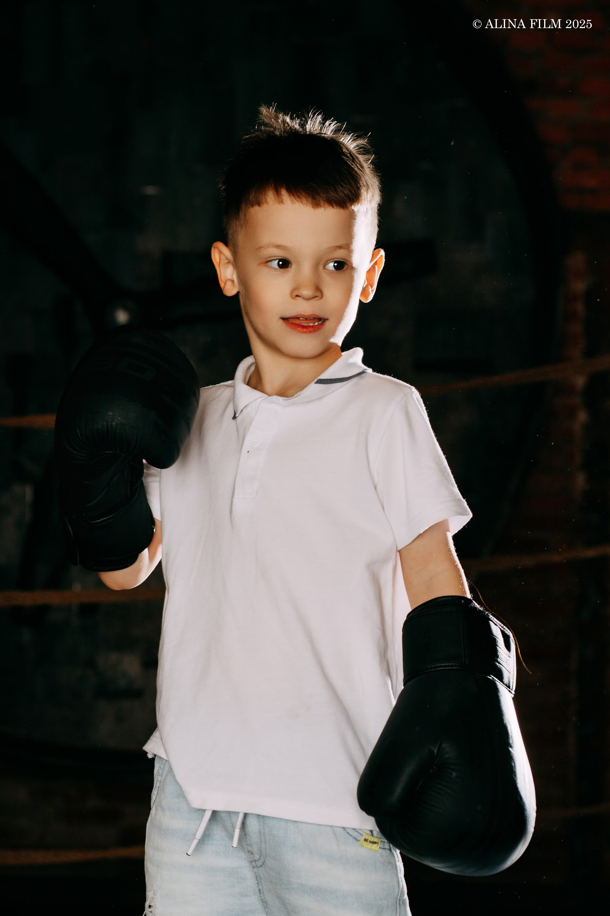 Семейная фотосессия на ринге. Фотограф в Санкт-Петербурге Alina Film