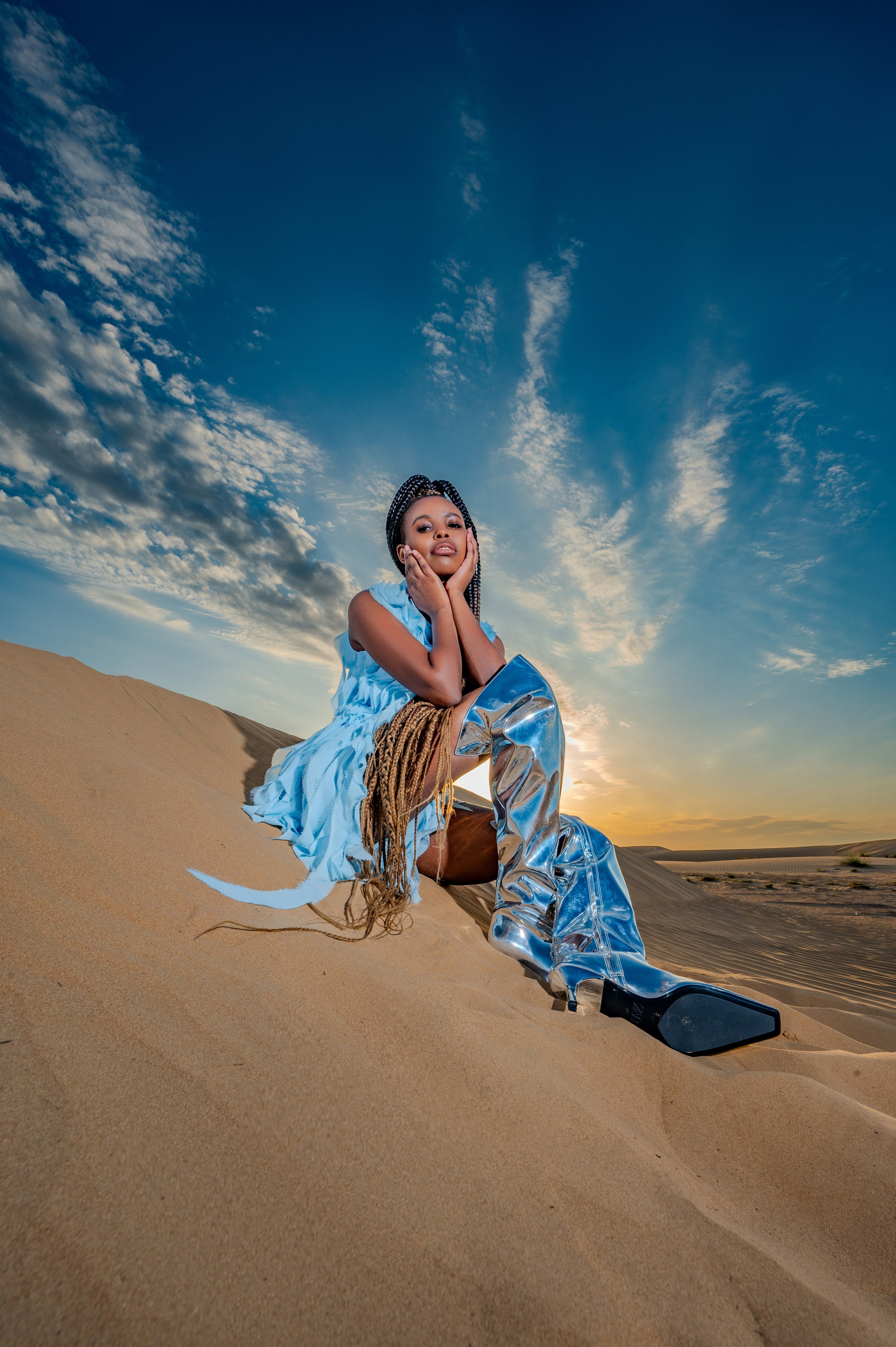 Esther blue sky. Коммерческий фотограф Москва /Дубай, эксклюзивные фэшн фотосессии