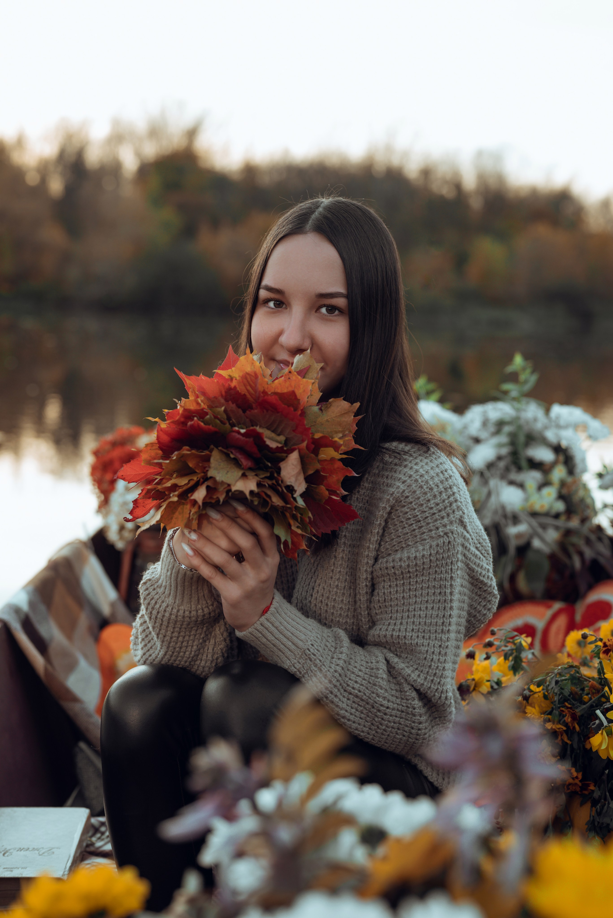 Фотопроект с осенней лодкой. Фотограф в городе Салават