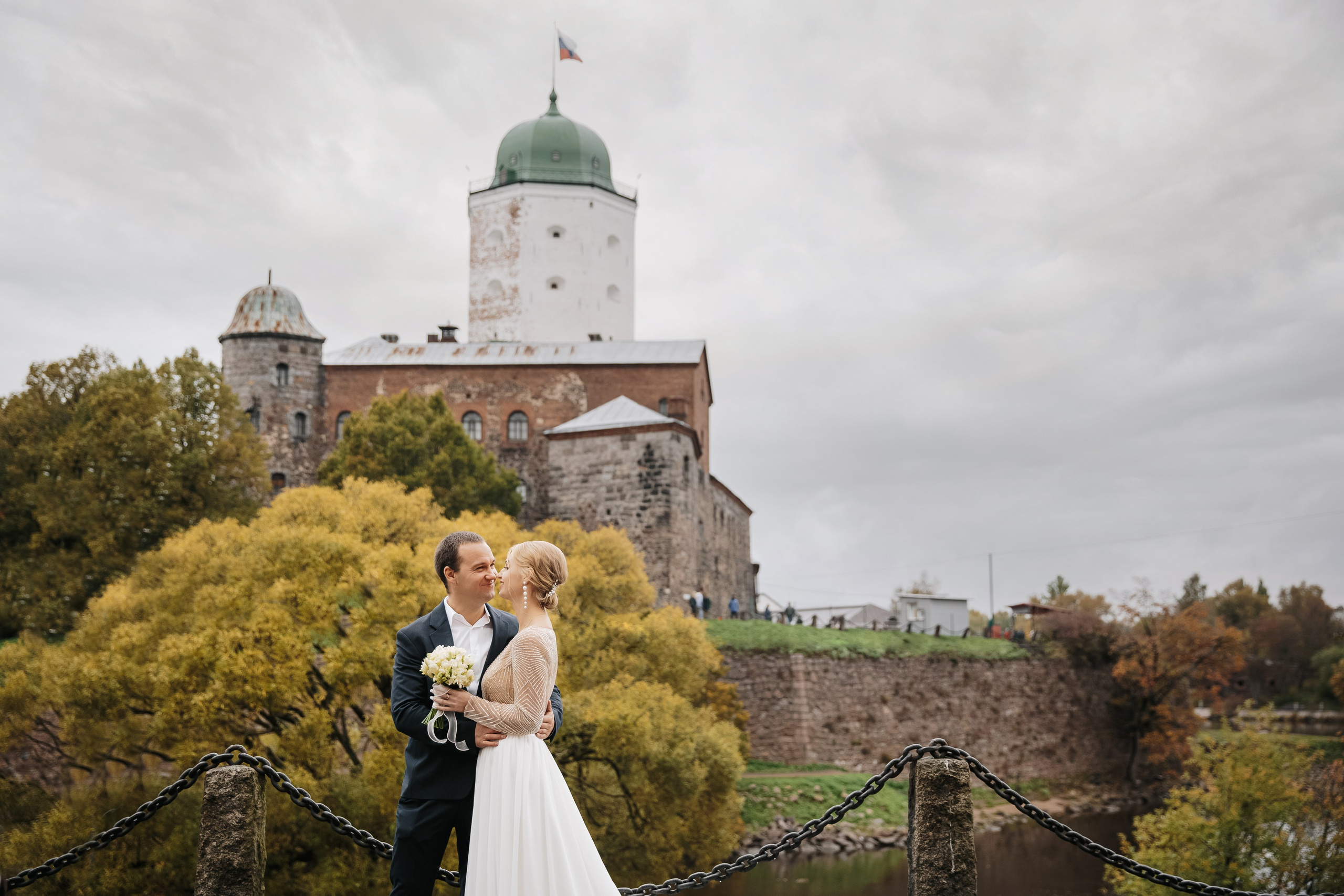 Свадьба в Выборге в сентябре осенью. Свадебный фотограф в Калининграде Мария Ямышева