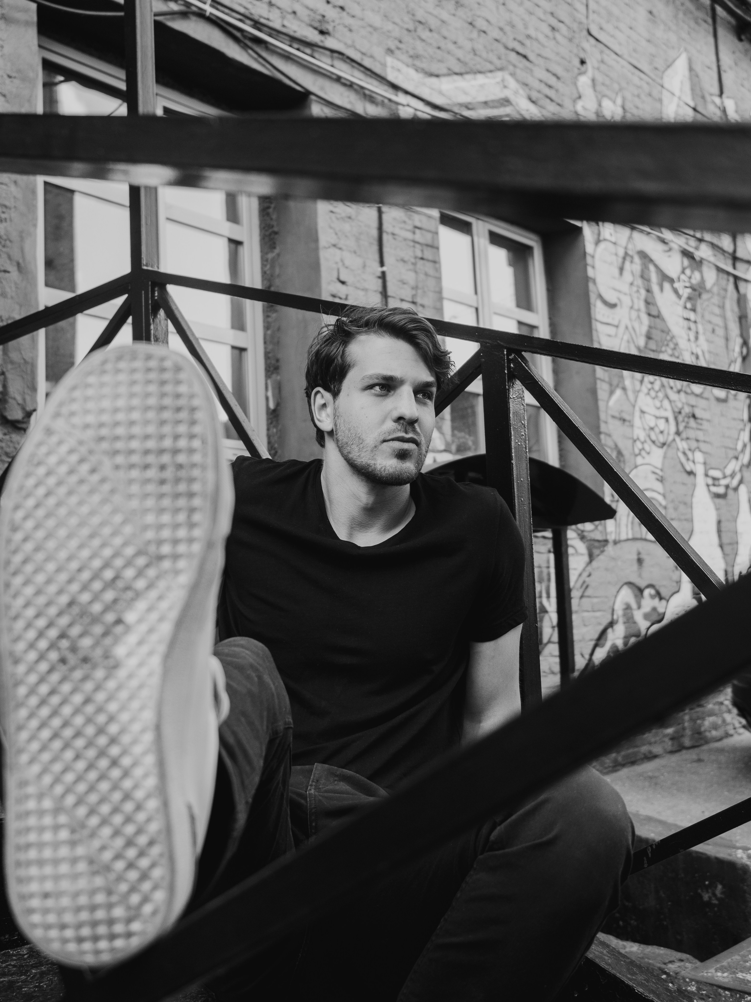 Фотопрогулка в ч/б. Маруся Машкова • Фотограф в Москве