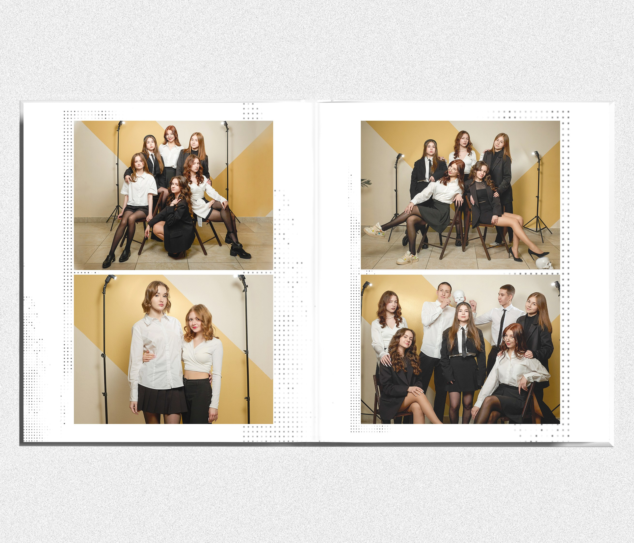 Книга выпускника  9 и 11 класс "Лофт" Тюмень. Выпускные альбомы в Тюмени для школ, садов, вузов спортивных секций