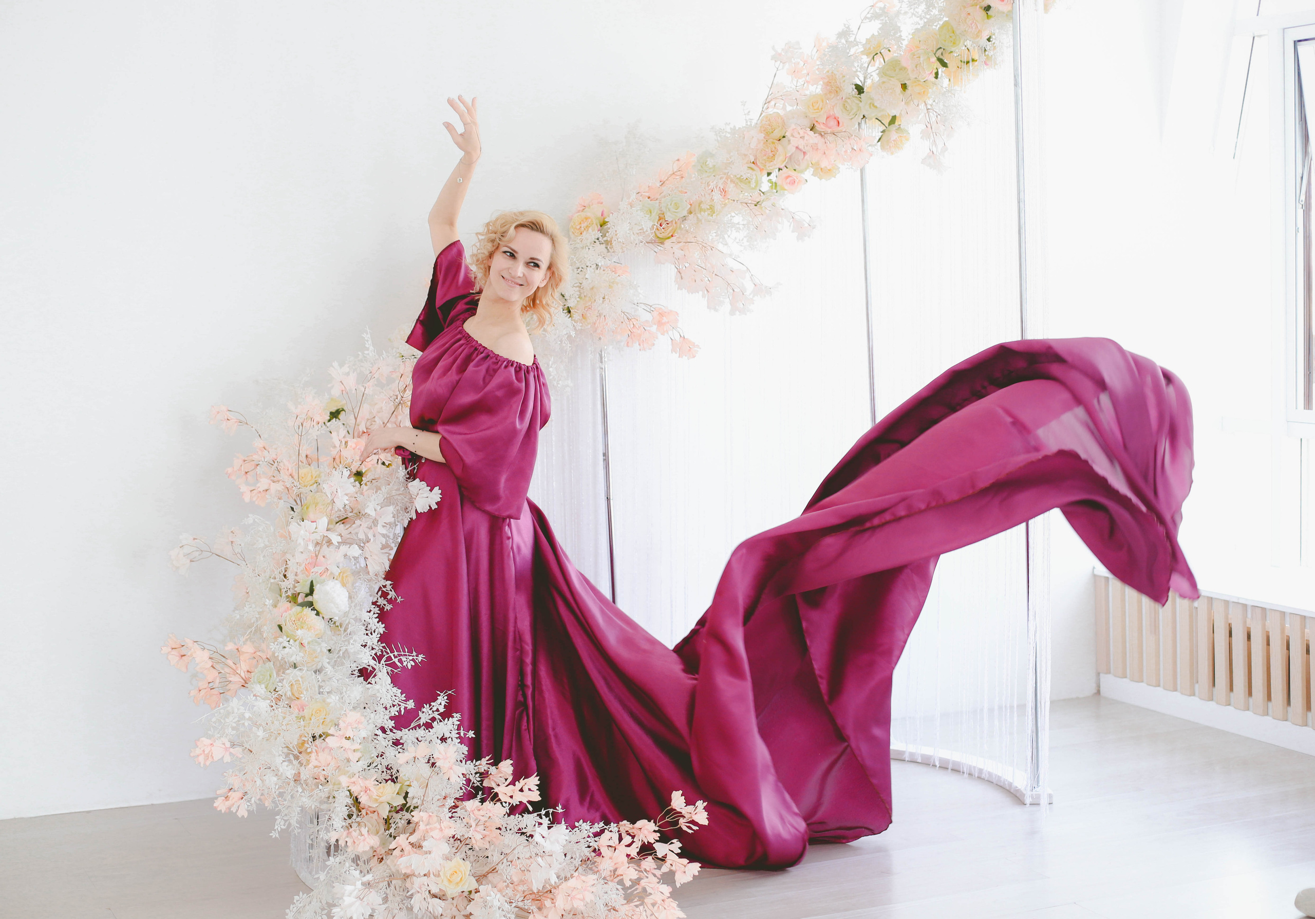 Качели с сиреневыми цветами. Фотограф в Сургуте Брызгунова Анастасия