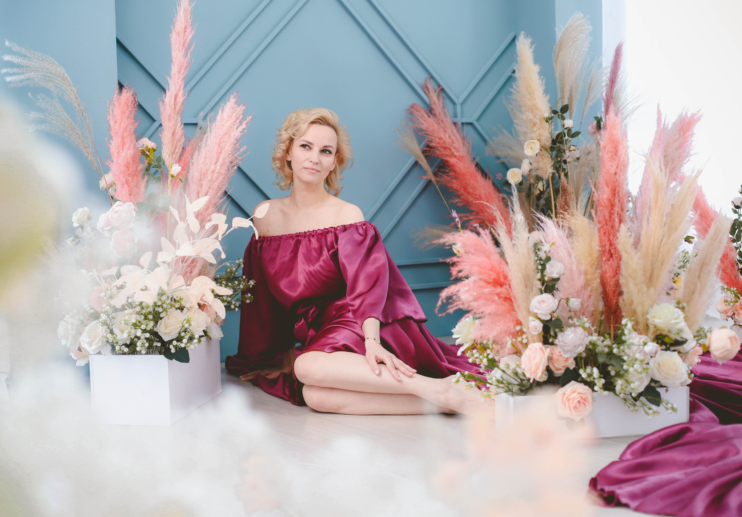 Качели с сиреневыми цветами. Фотограф в Сургуте Брызгунова Анастасия