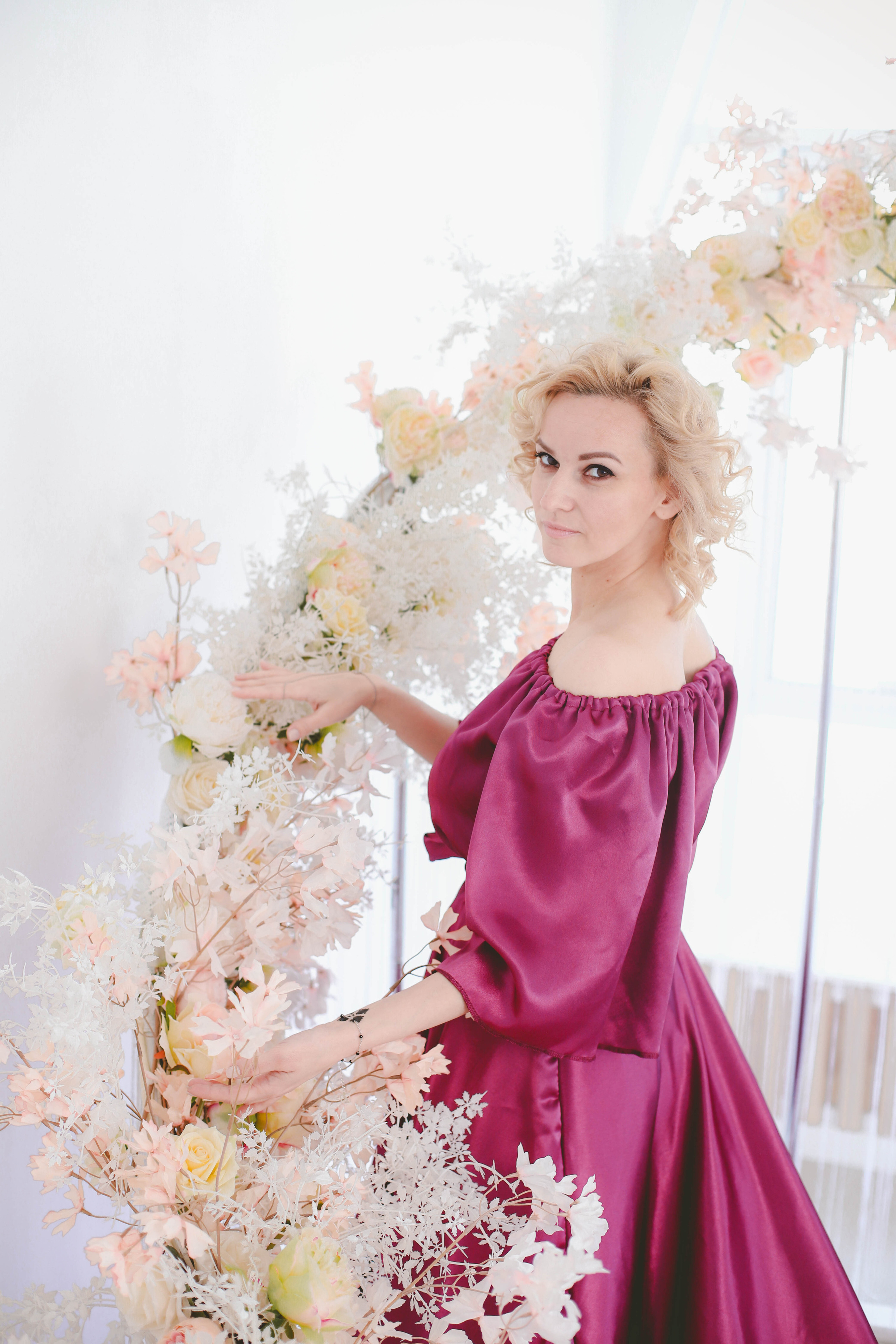 Качели с сиреневыми цветами. Фотограф в Сургуте Брызгунова Анастасия