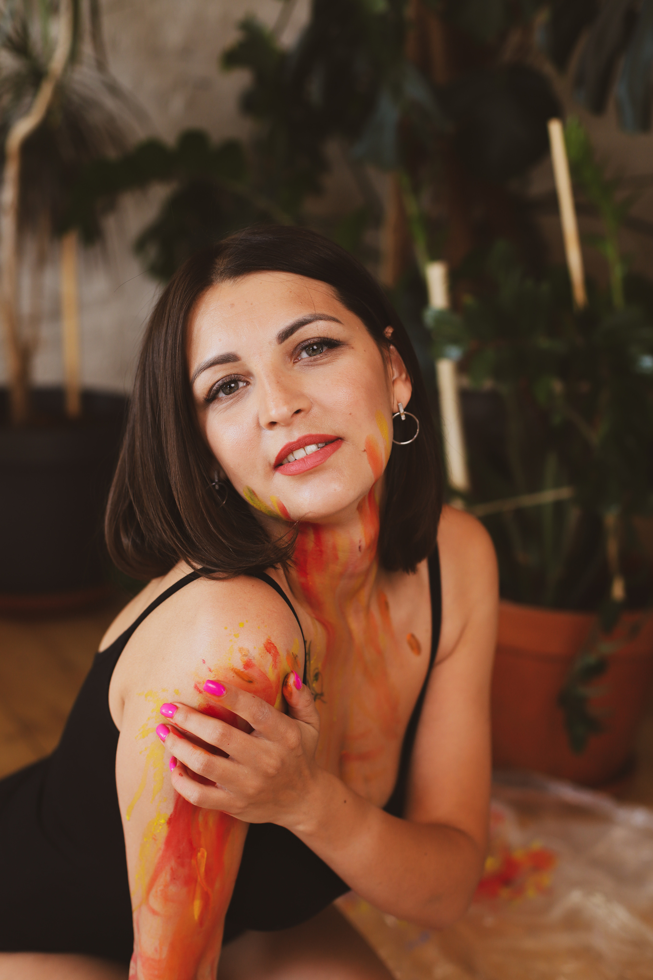 Светлая студия и образ художницы. Фотограф в Сургуте Брызгунова Анастасия