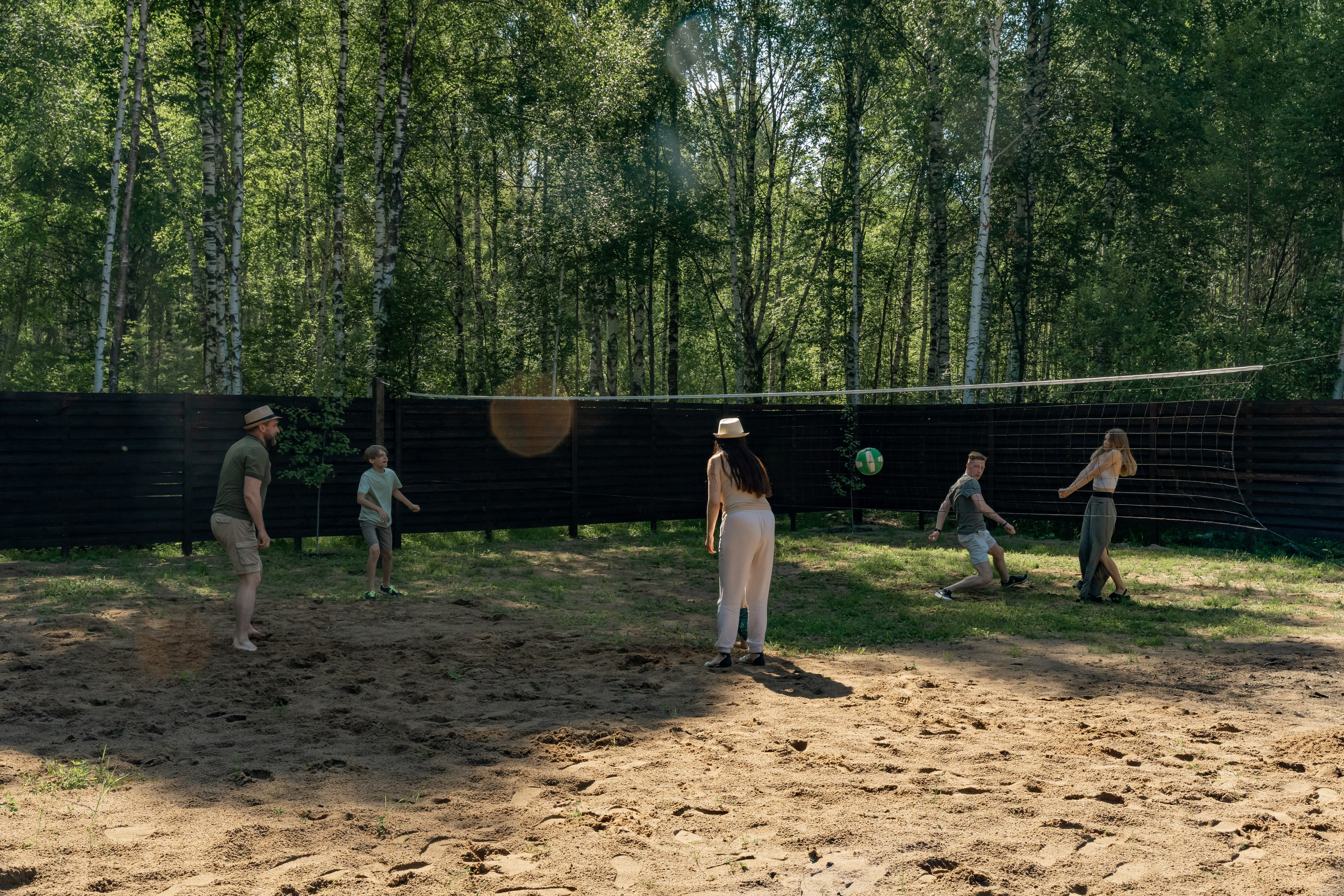 Семья на отдыхе