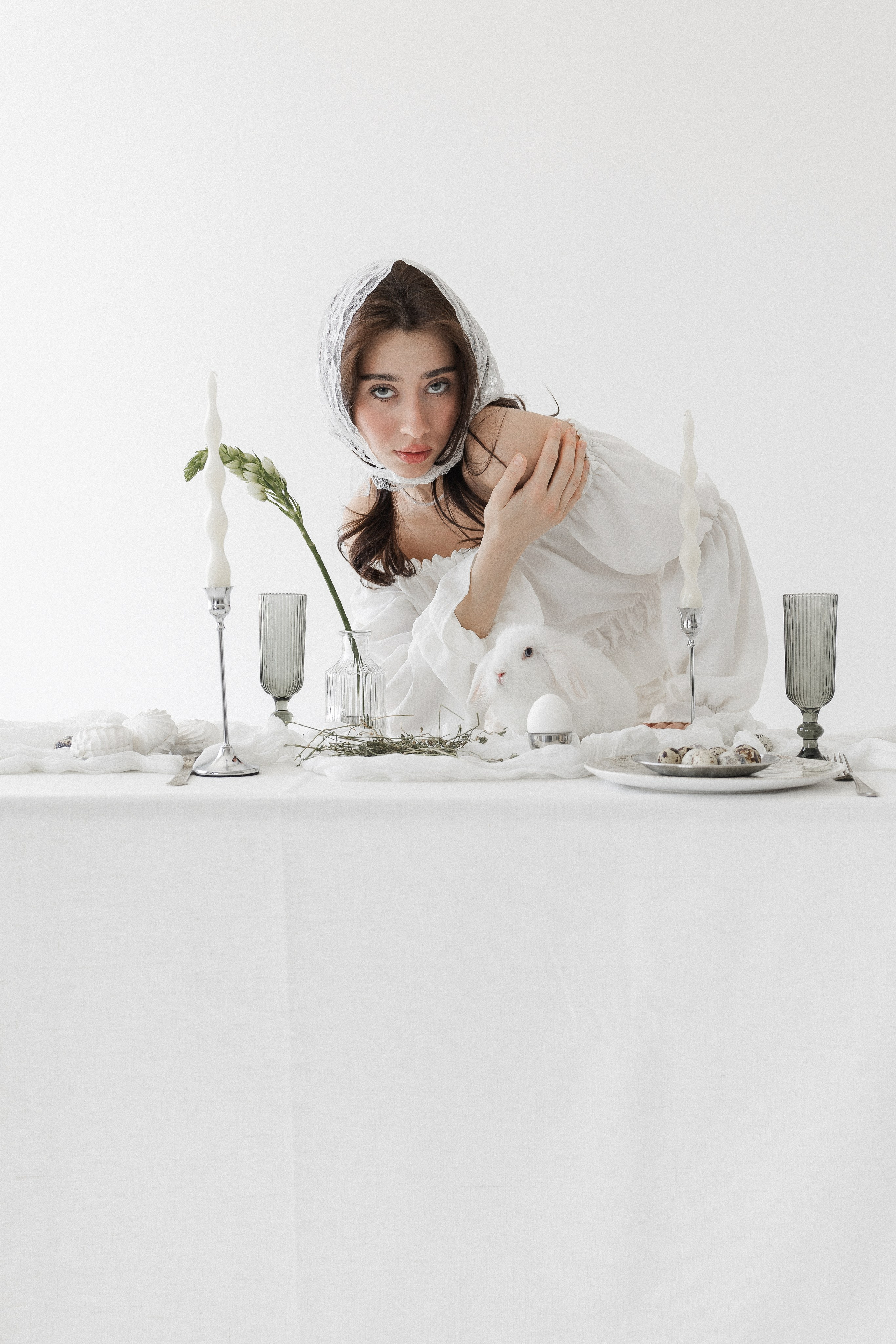 Творческая съемка к Пасхе с кроликом. Главная