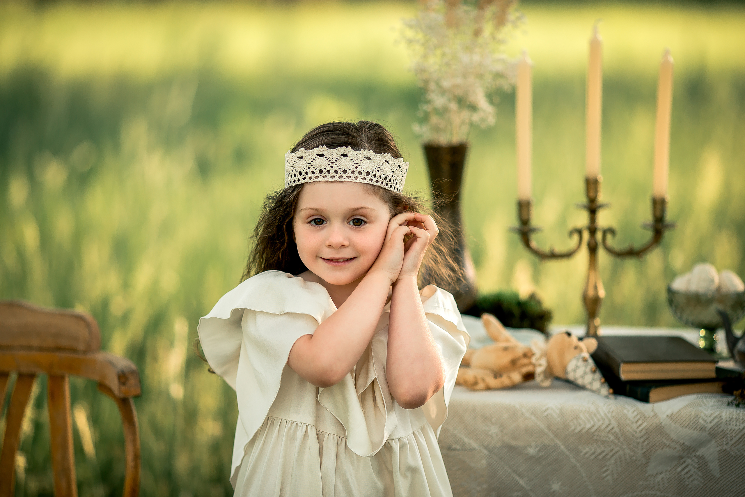 «Винтаж» для девочек. Детский и семейный фотограф в Красноярске Елена Коровкина