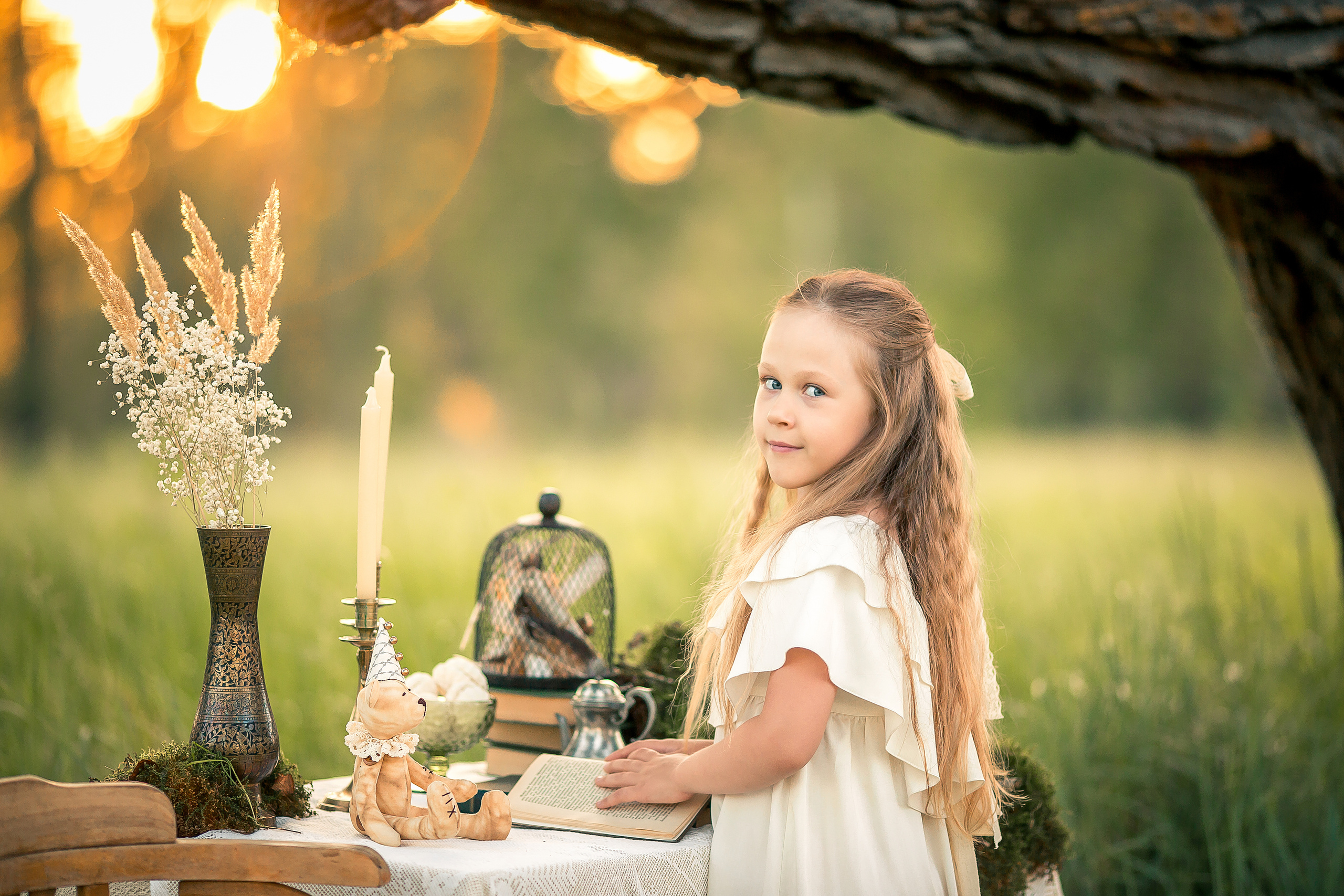 «Винтаж» для девочек. Детский и семейный фотограф в Красноярске Елена Коровкина