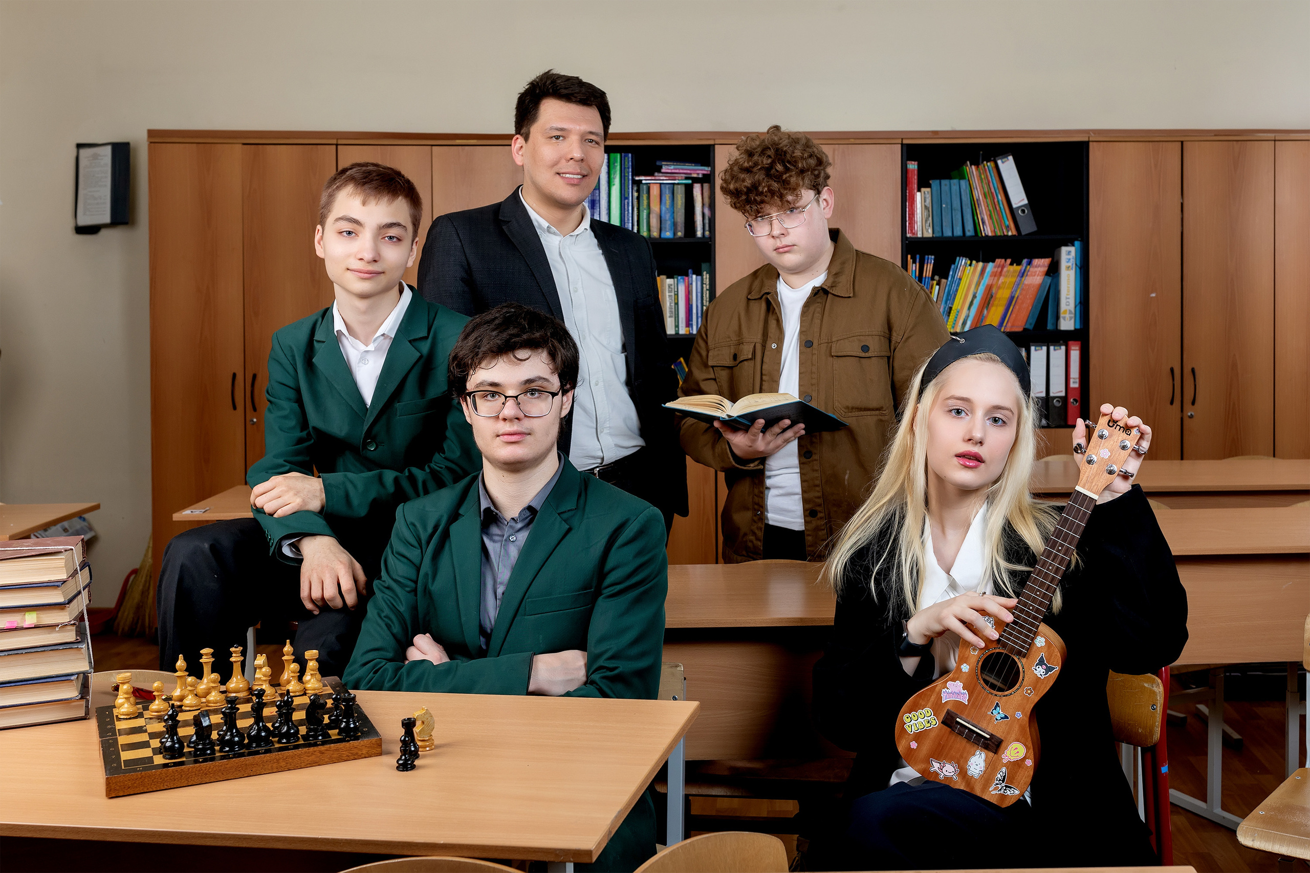 Групповые и сюжетные фотографии в школе