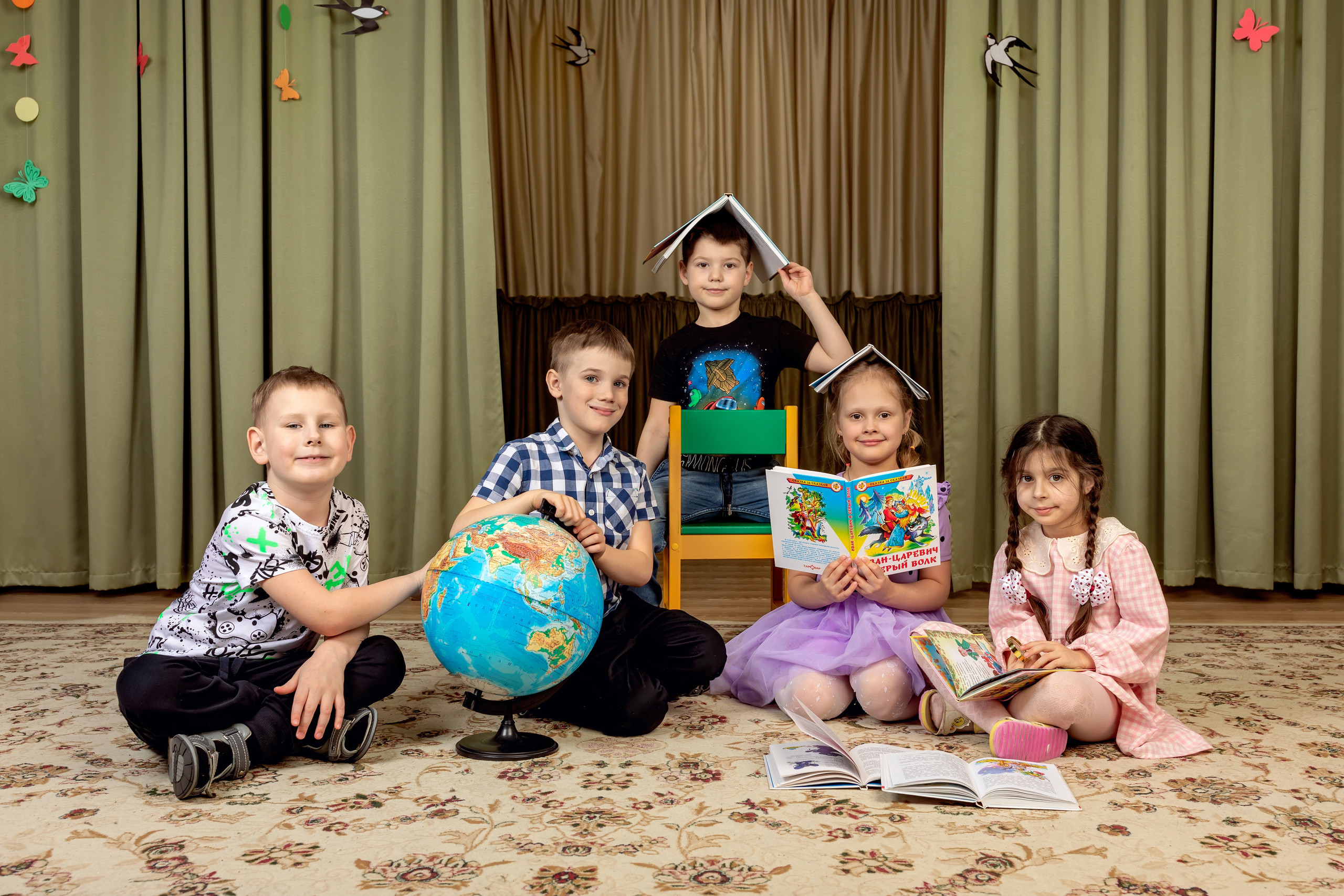 Групповые и сюжетные фотографии в детском саду